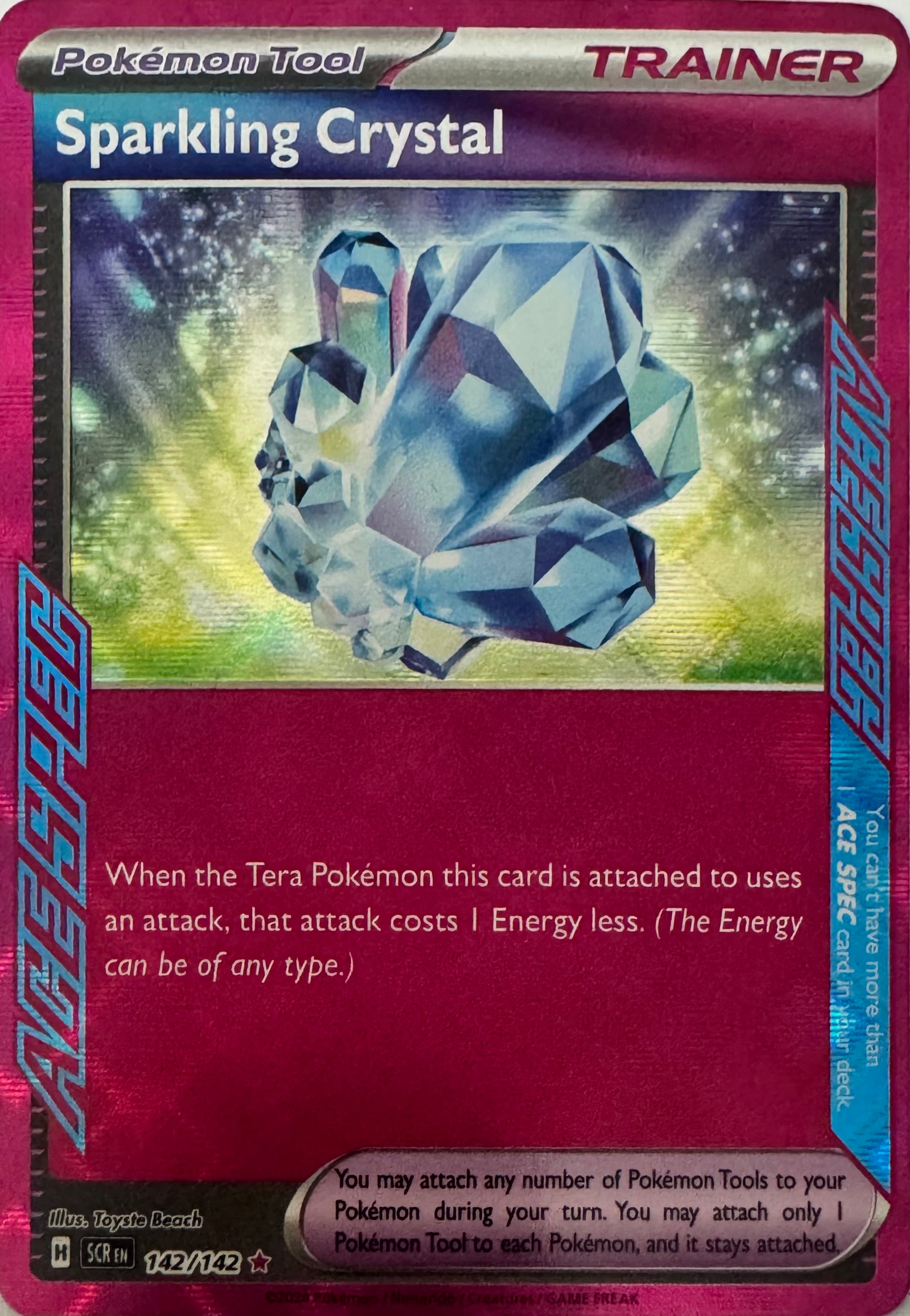 Pokemon Tcg Sparkling Crystal 142/142