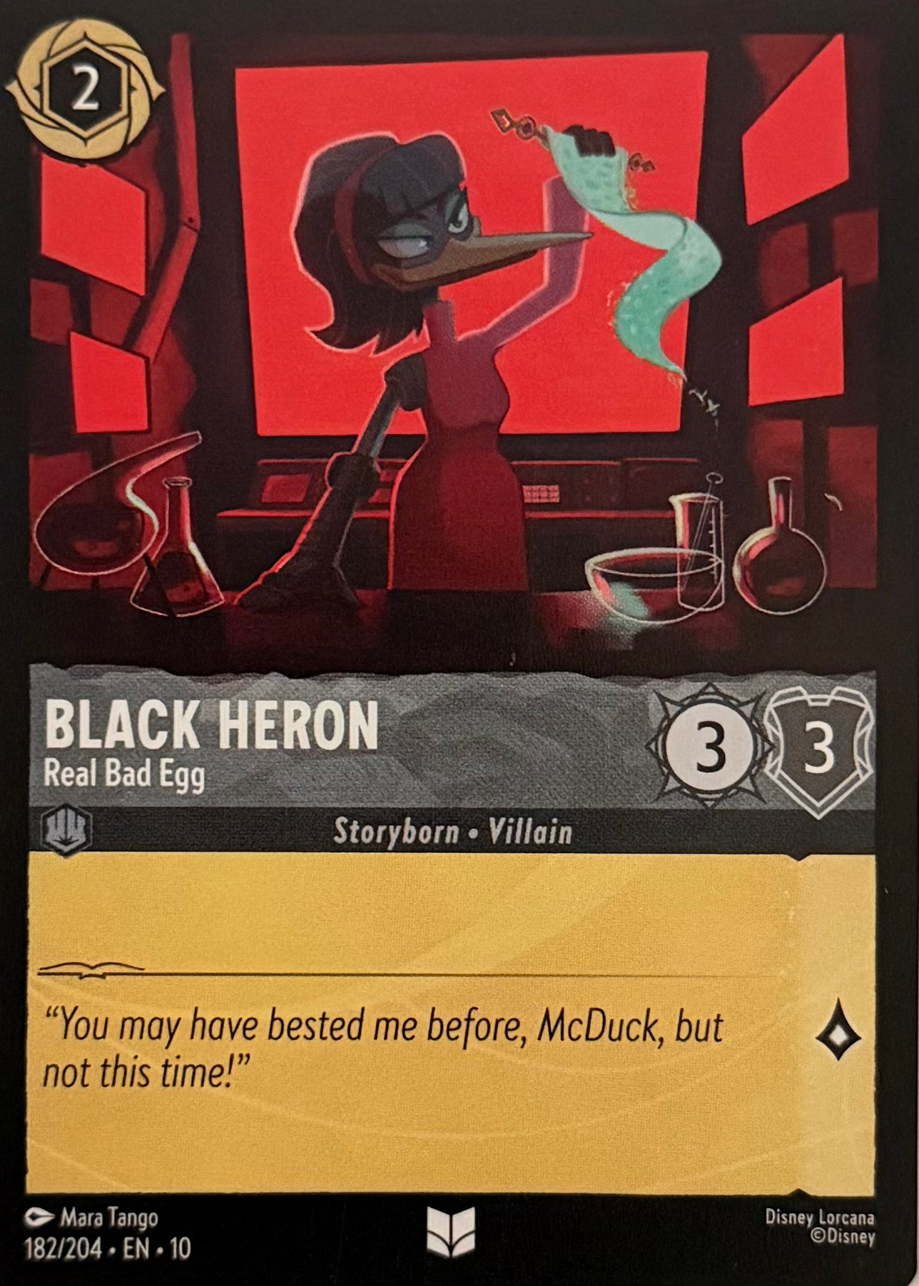 Disney Lorcana Black Heron 182/204