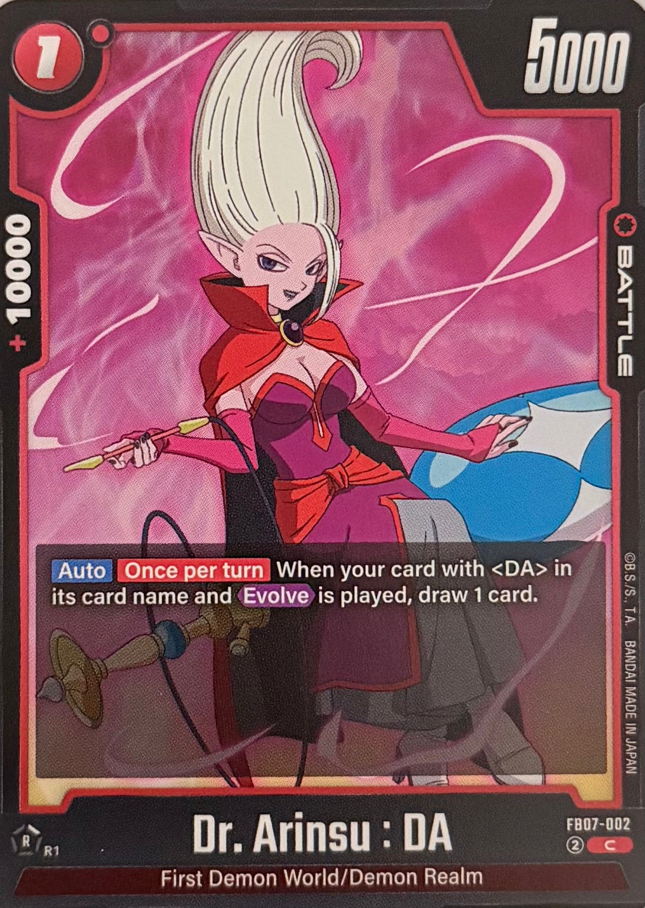 Dragon Ball Tcg Dr. Arinsu : DA FB07-002