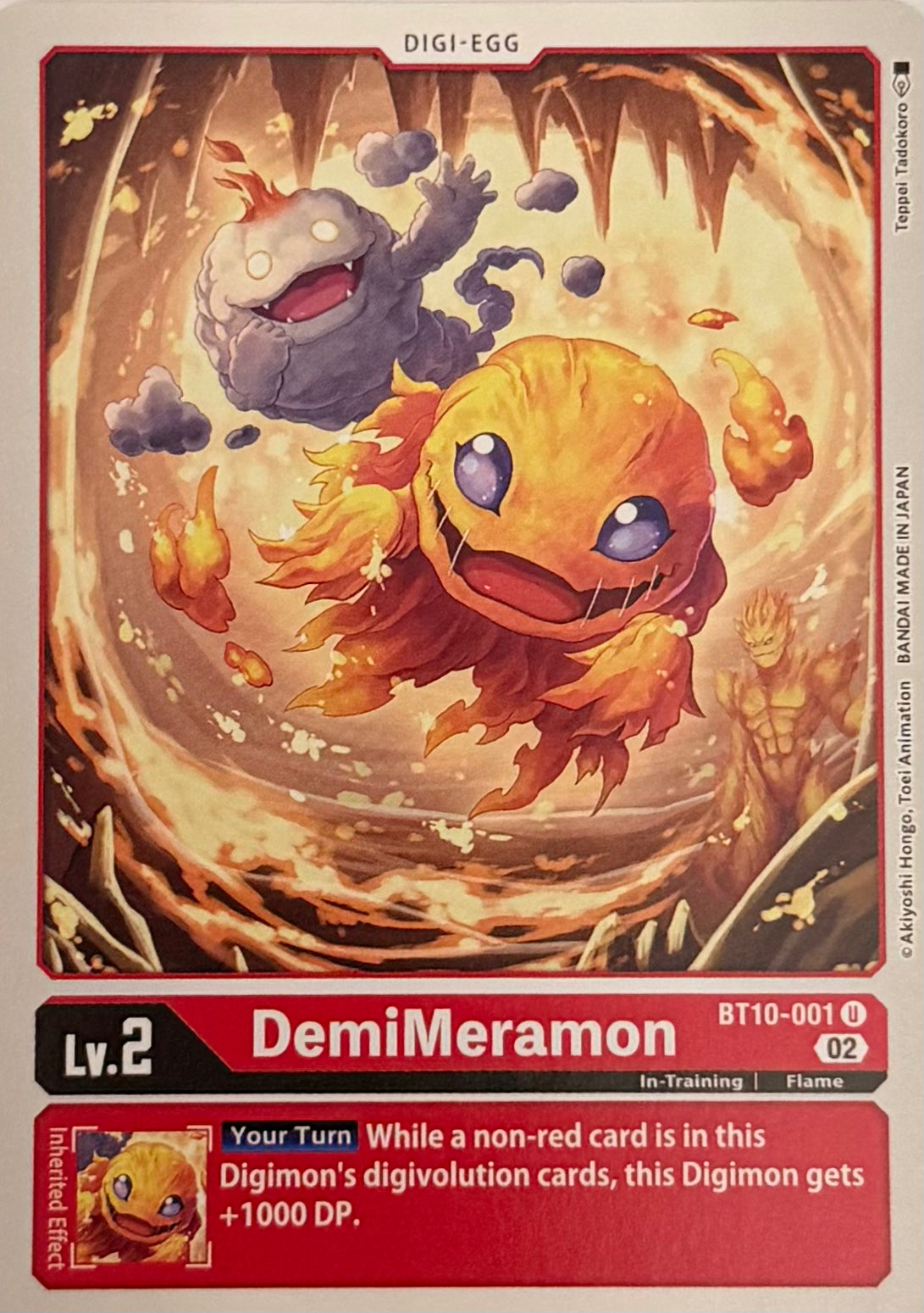 Digimon Tcg DemiMeramon BT10-001