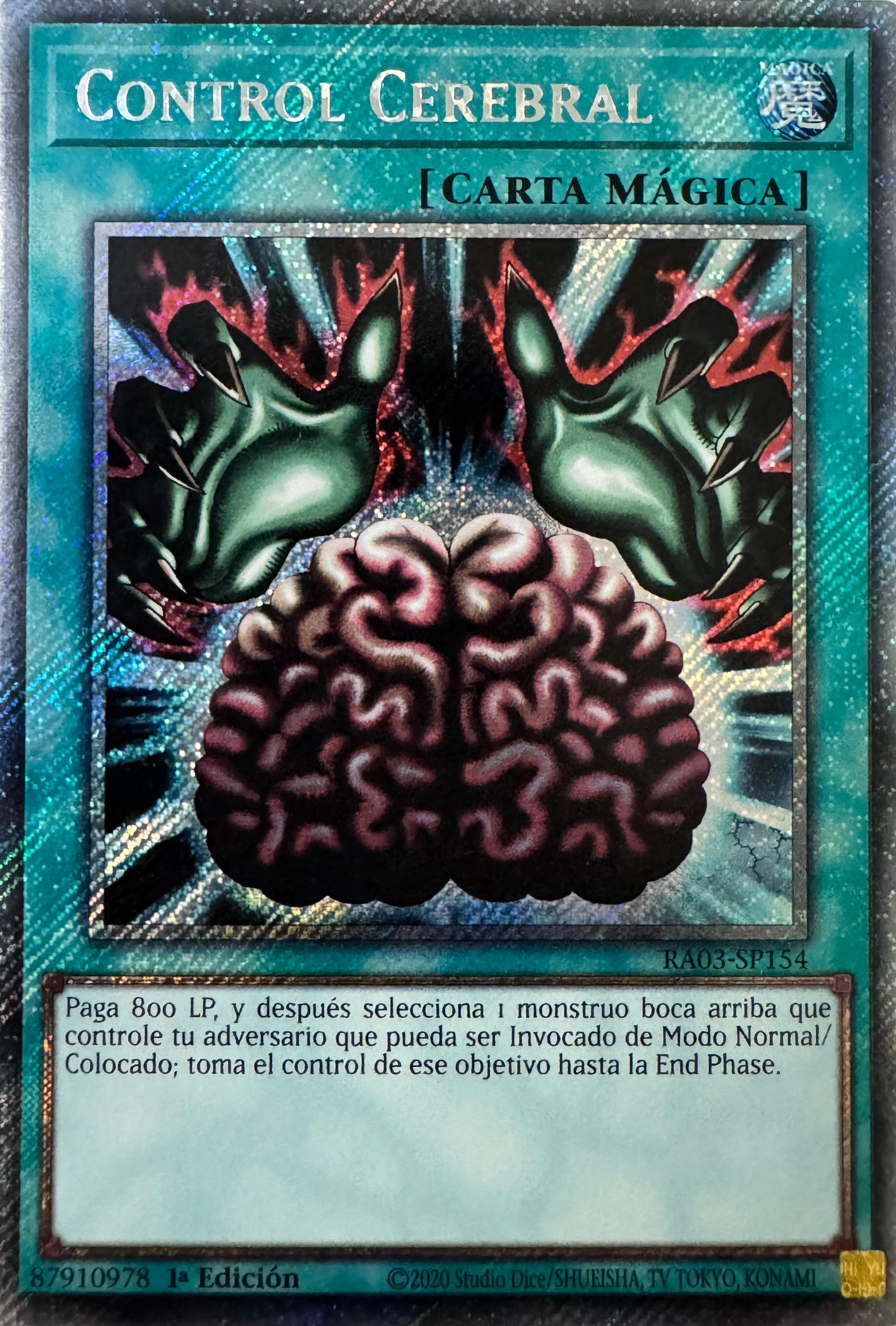 Yugioh! Control Cerebral Ra03-sp154 1a Edición Platinum