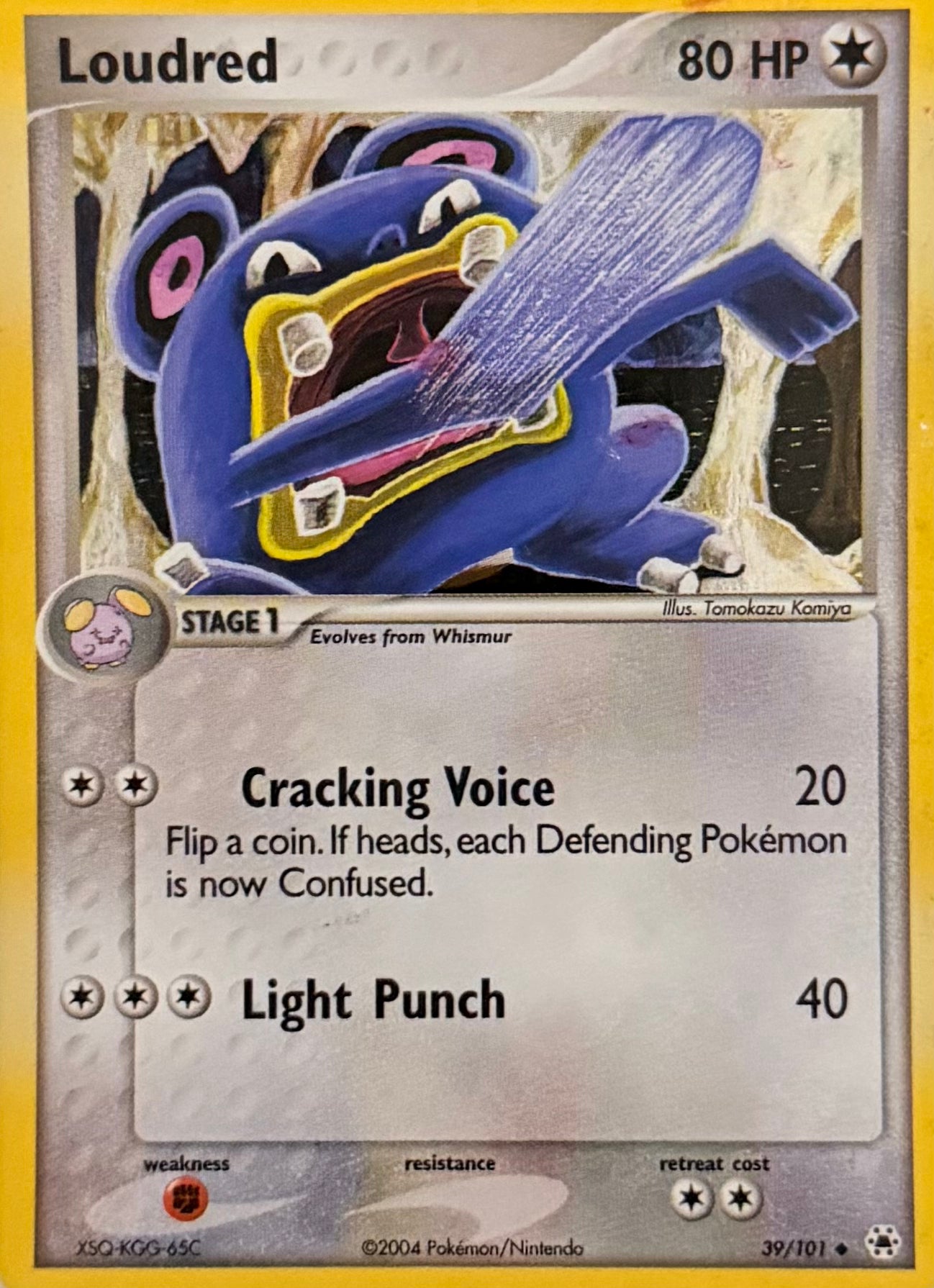 Pokemon Tcg Loudred 39/101