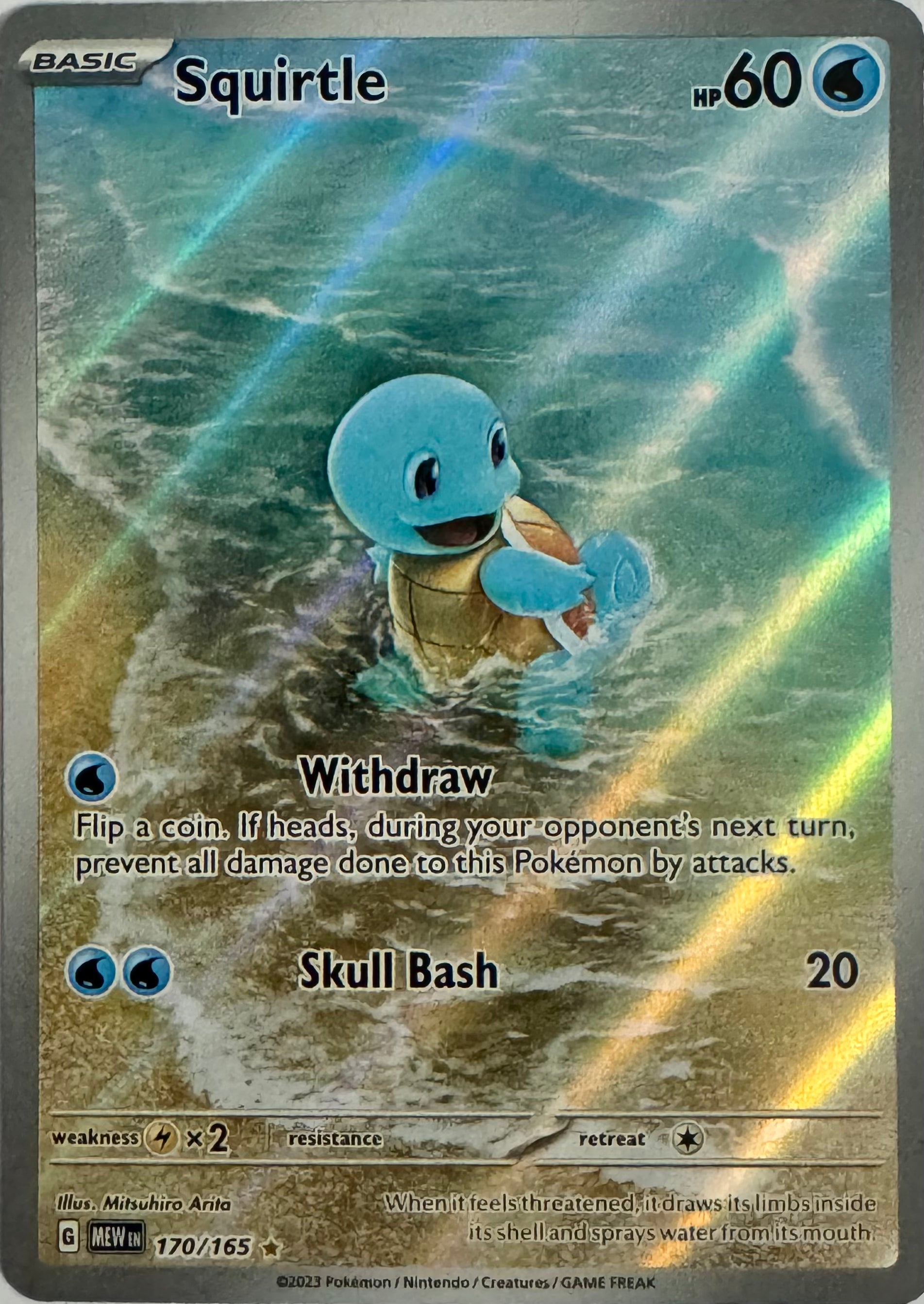Pokemon Tcg Squirtle 170/165