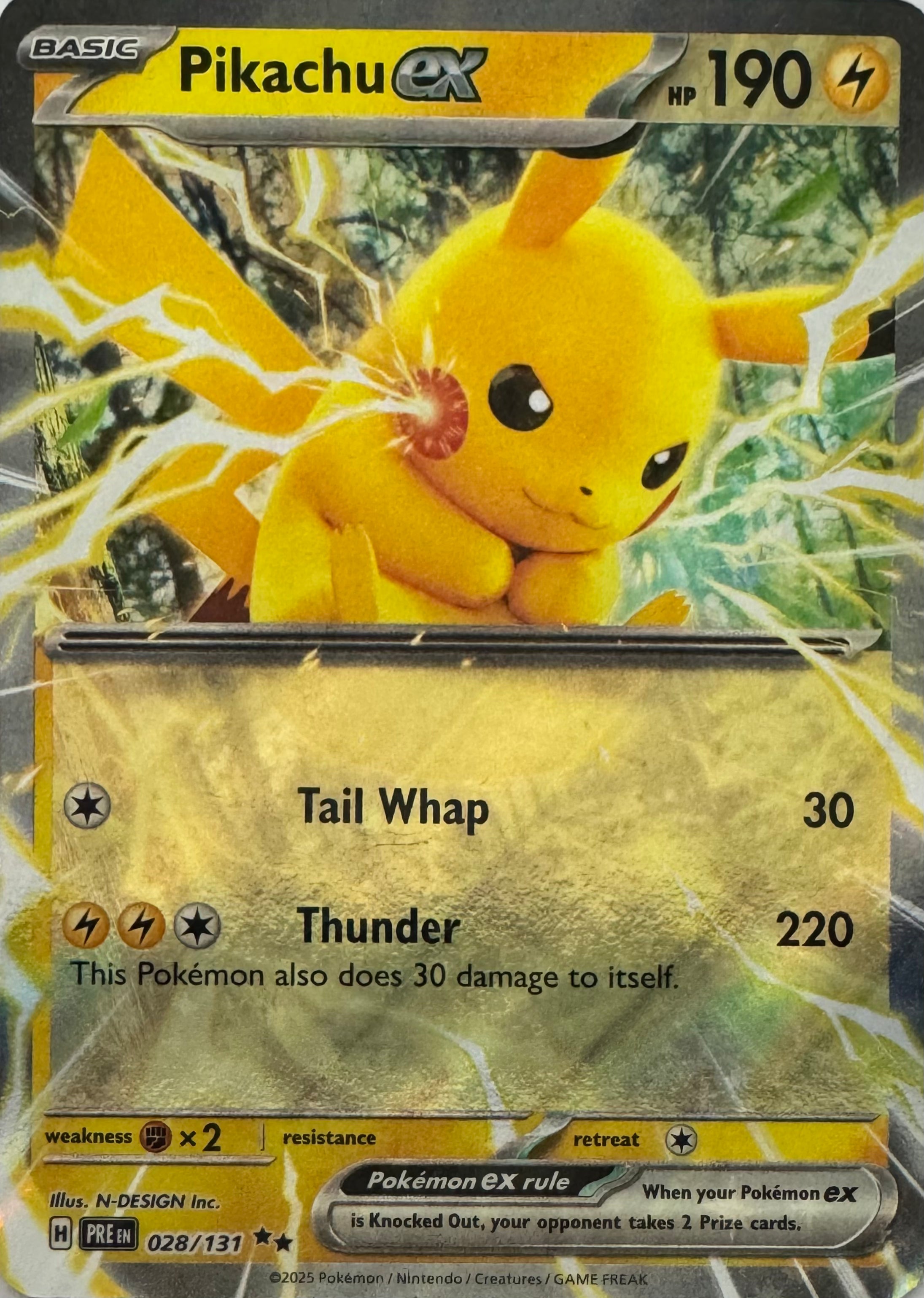 Pokemon Tcg Pikachu Ex 028/131