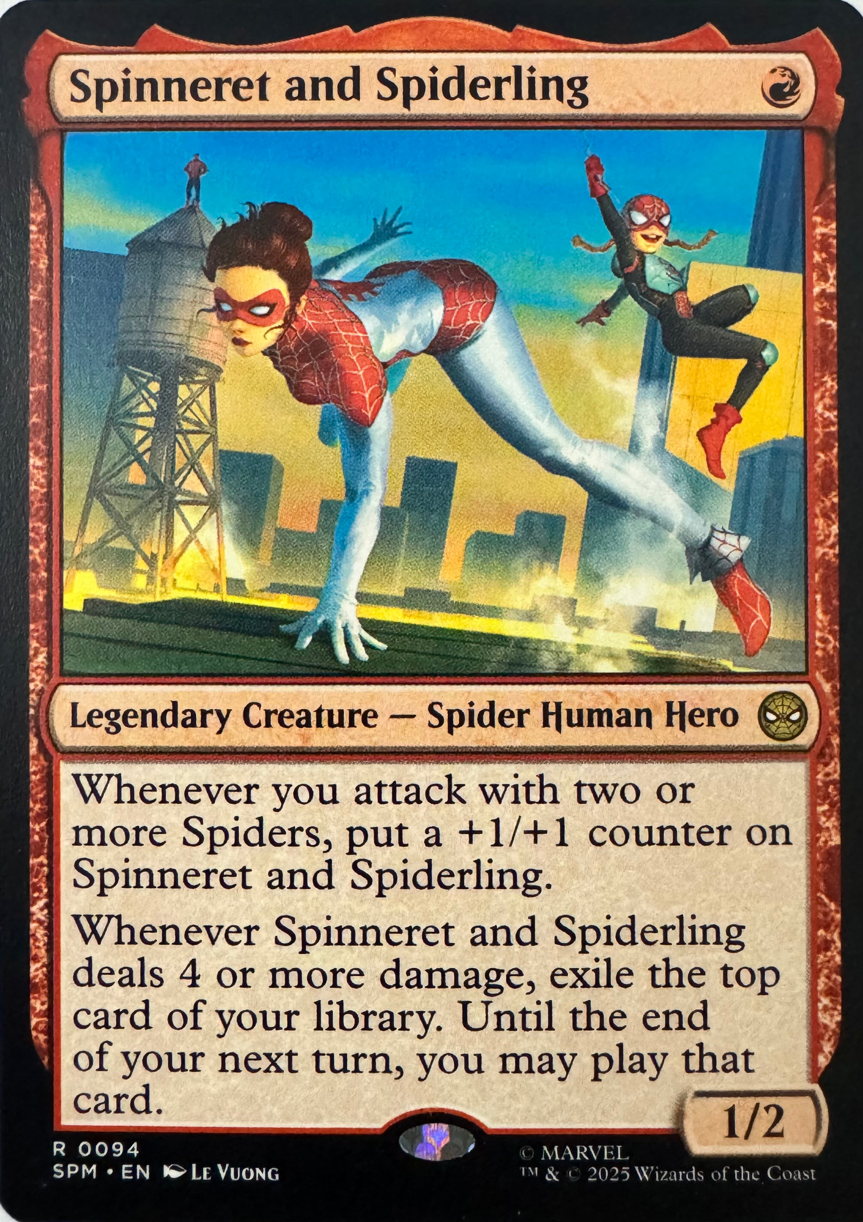 Magic Spinneret And Spiderling 0094 Rare