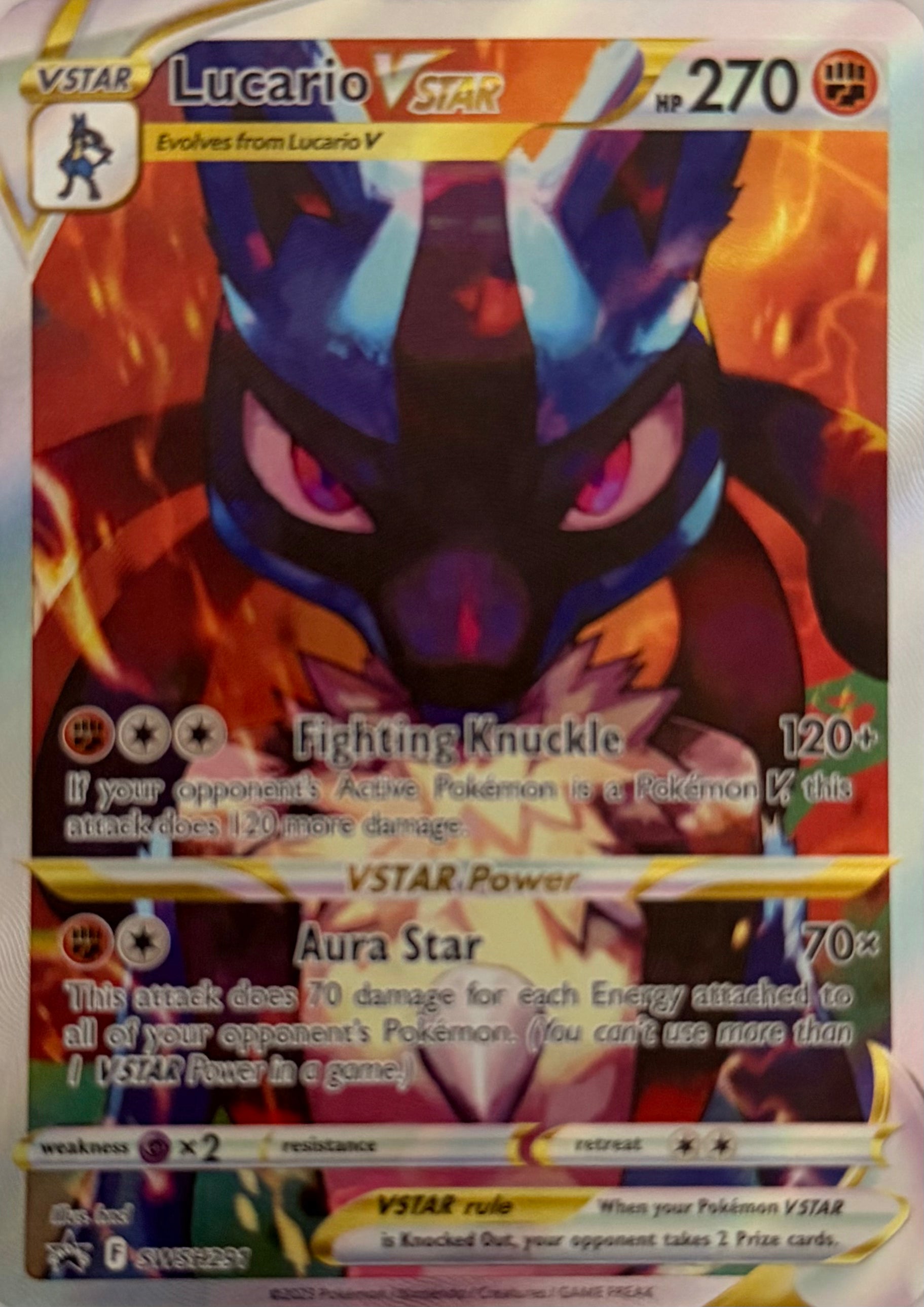 Pokemon Tcg Lucario Vstar SWSH291