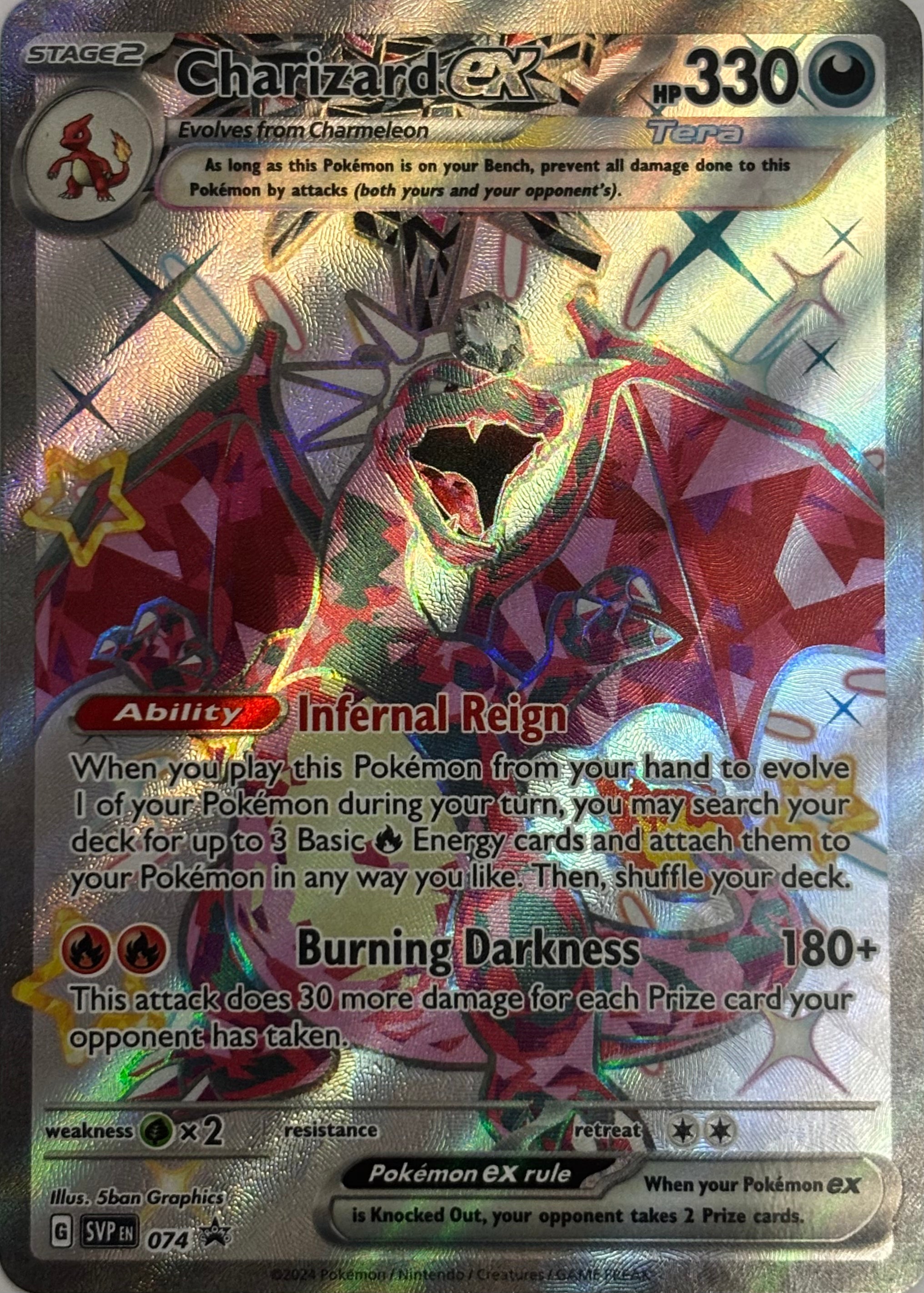Pokemon Tcg Charizard Ex 074 Promo