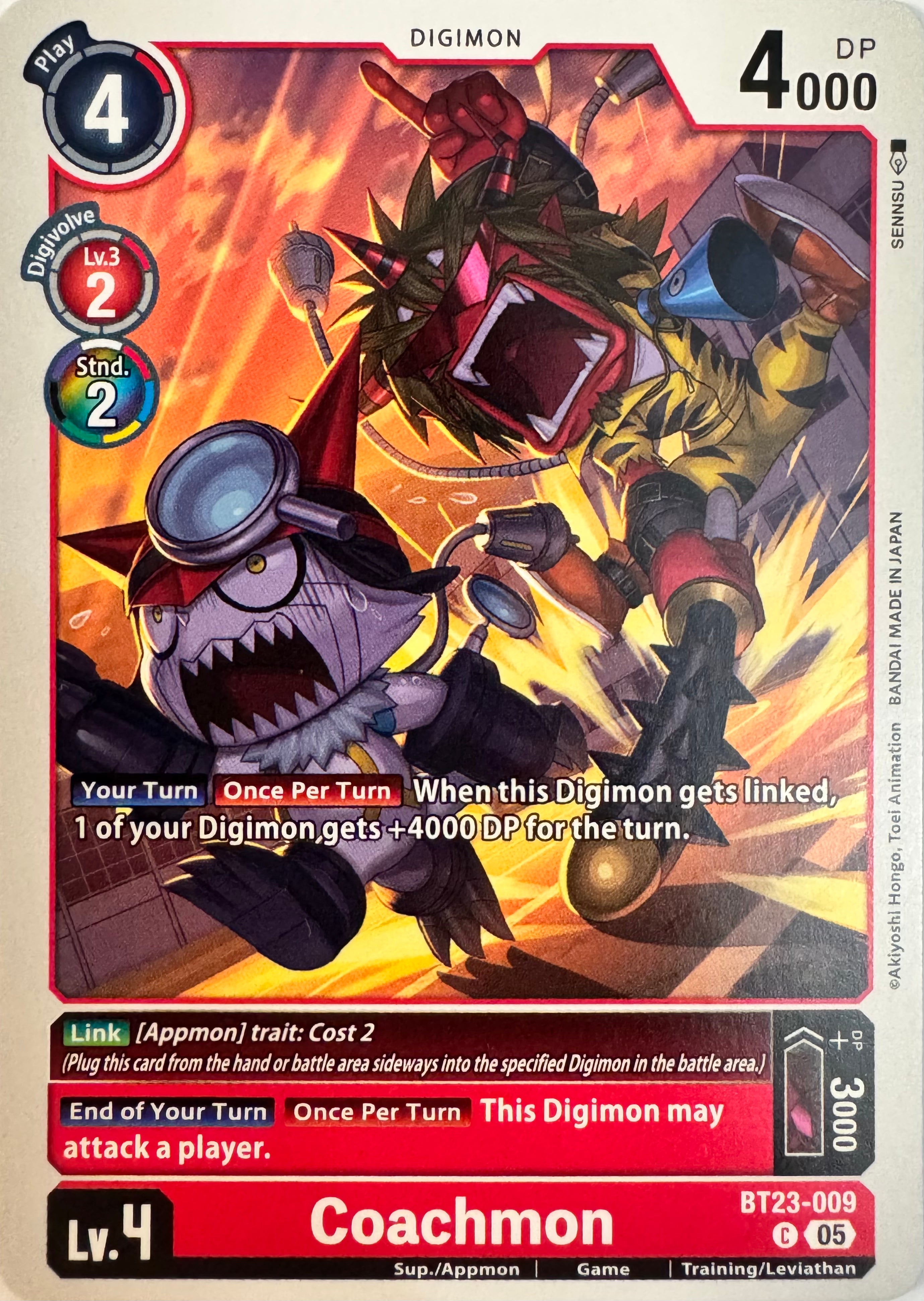 Digimon Tcg Coachmon Bt23-009