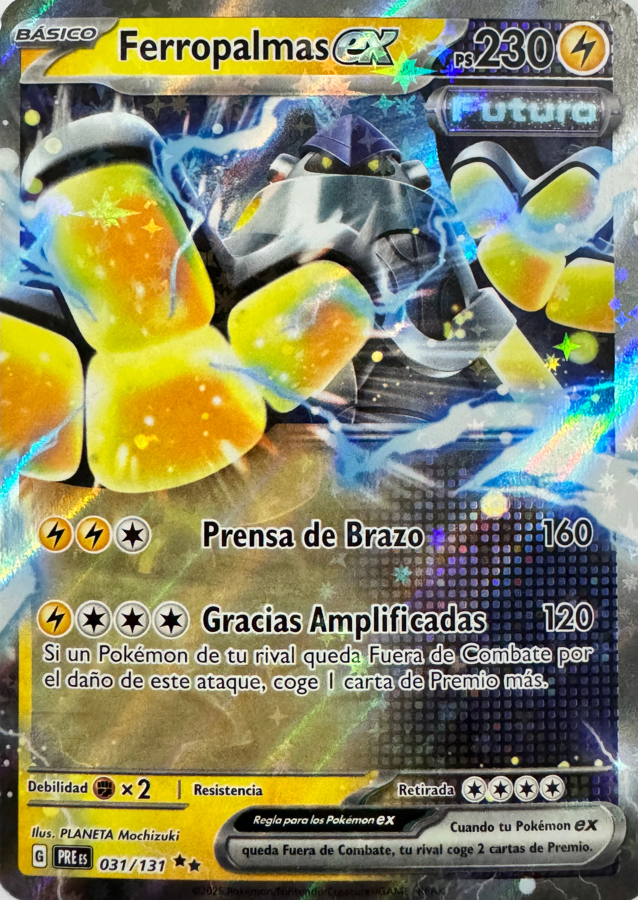 Pokemon Tcg Ferropalmas Ex 031/131 (Español)