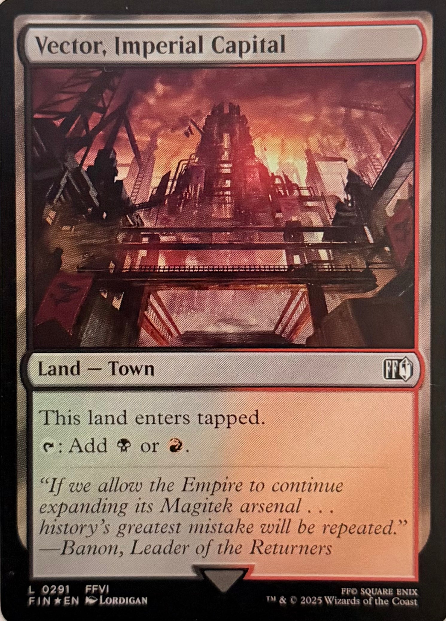 Magic Vector, Imperial Capital 0291 Foil