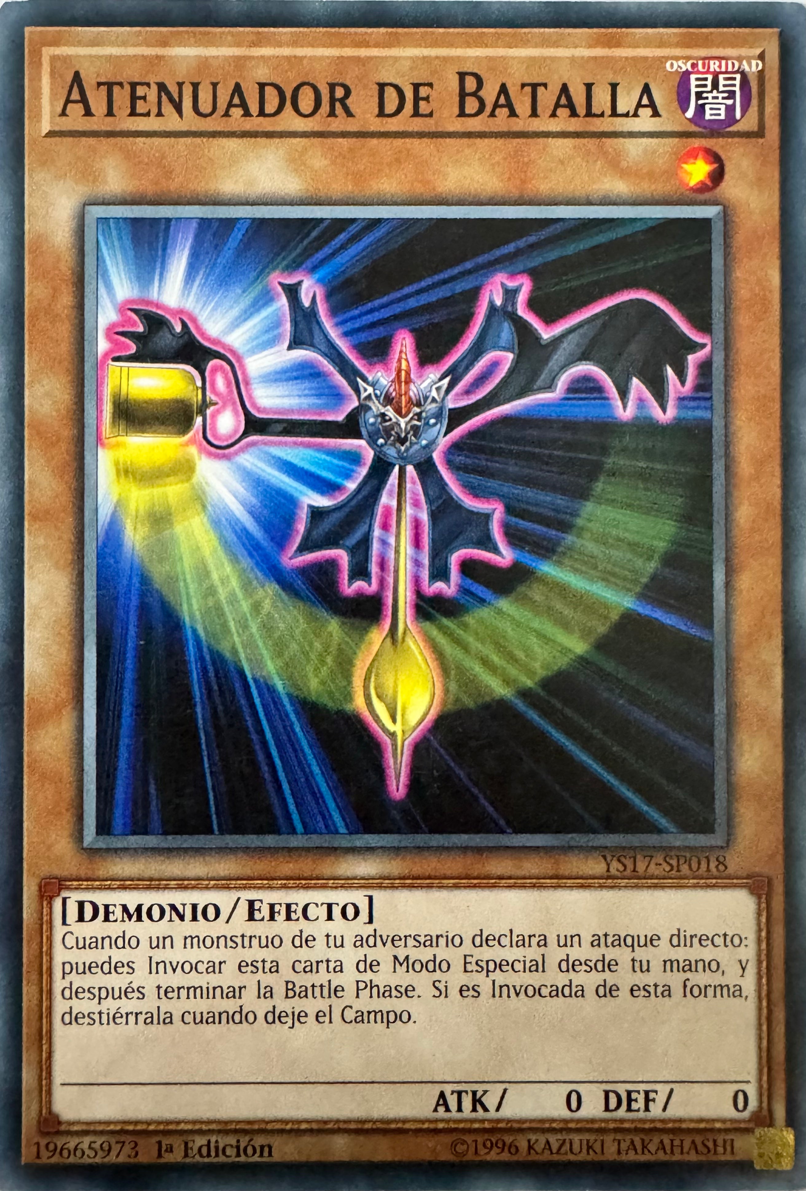 Yugioh! Atenuador De Batalla Ys17-sp018 1a Edición