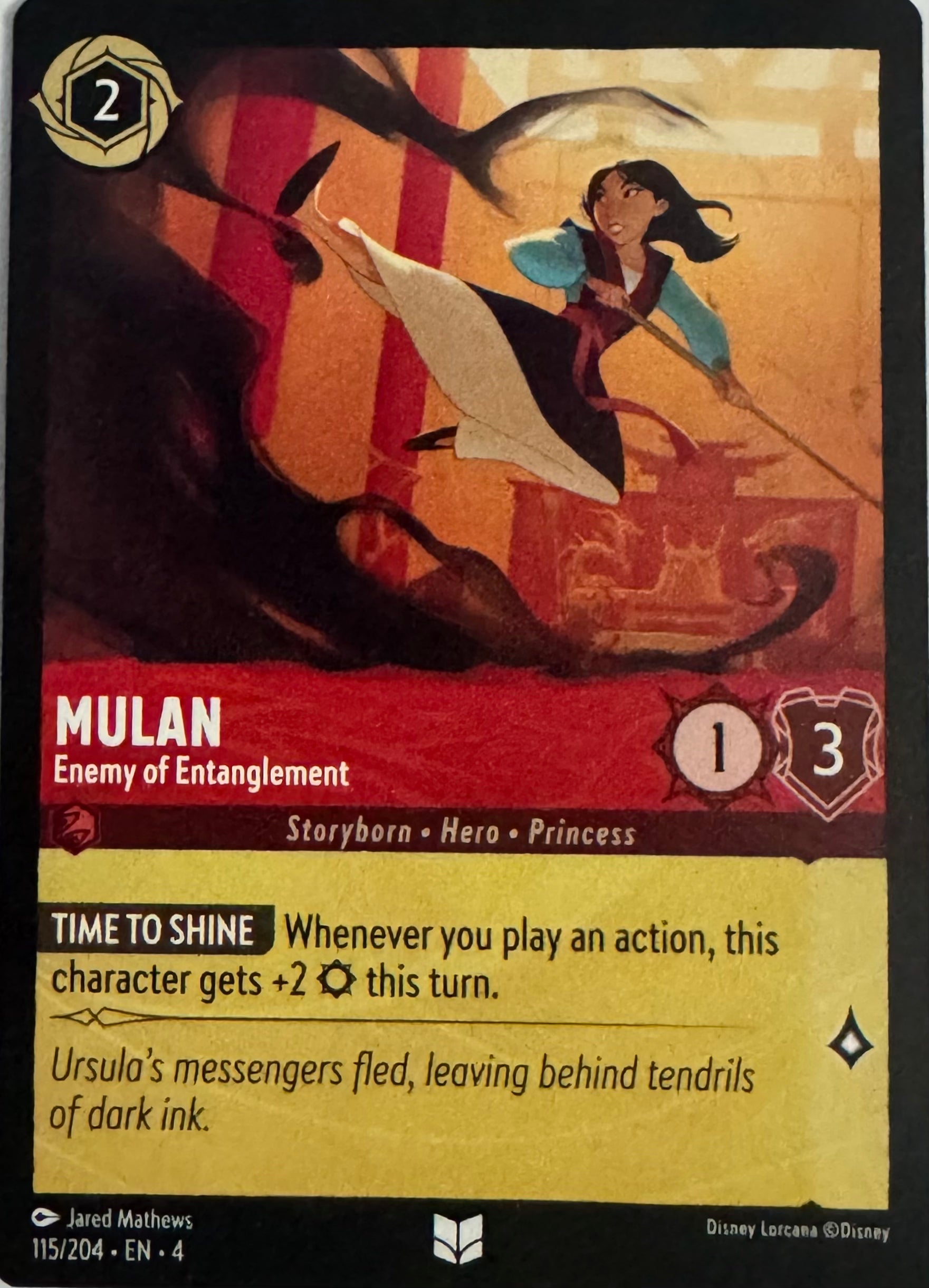 Disney Lorcana Mulan 115/204