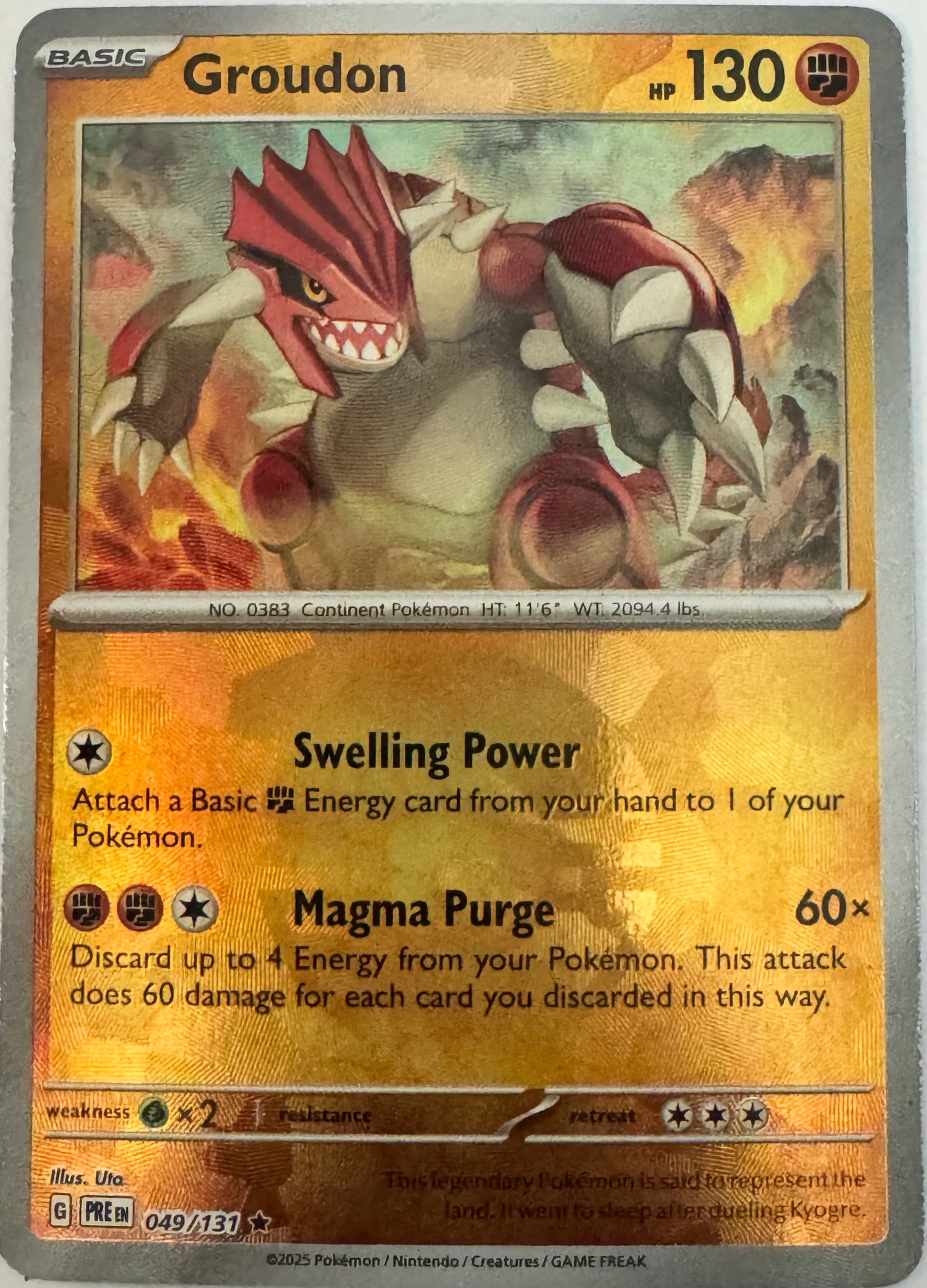 Pokémon Tcg Groudon 049/131 (Poke ball)