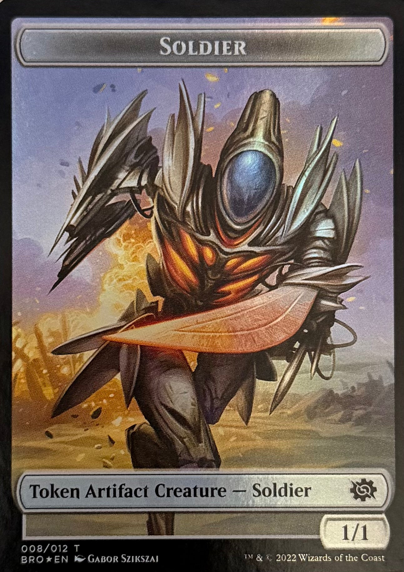 Magic Powerstone Token 007/012 - Soldier (2)