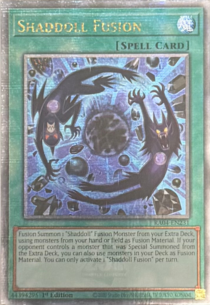 Yugioh! Shaddoll Fusion RA04-EN231 Quarter Century