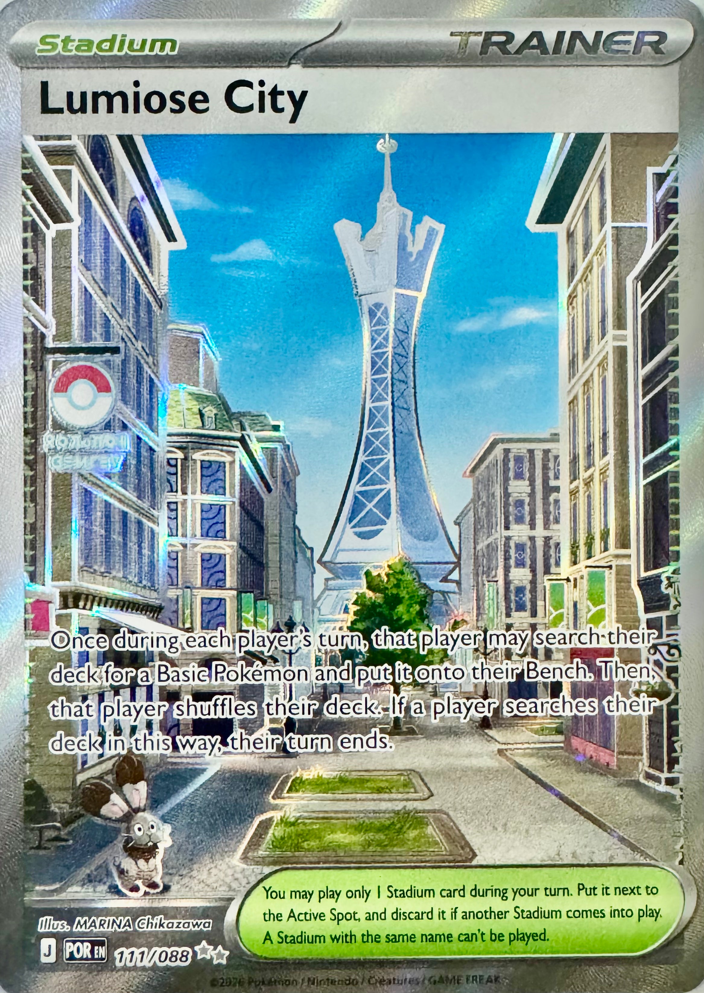 Pokémon Tcg Lumiose City 111/088 Full Art