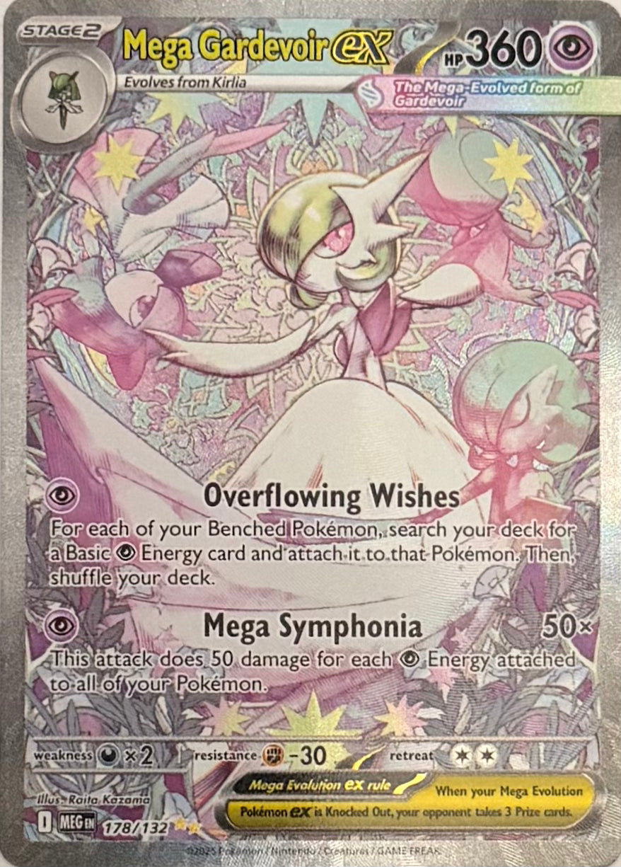 Pokemon Tcg Mega Gardevoir Ex 178/132