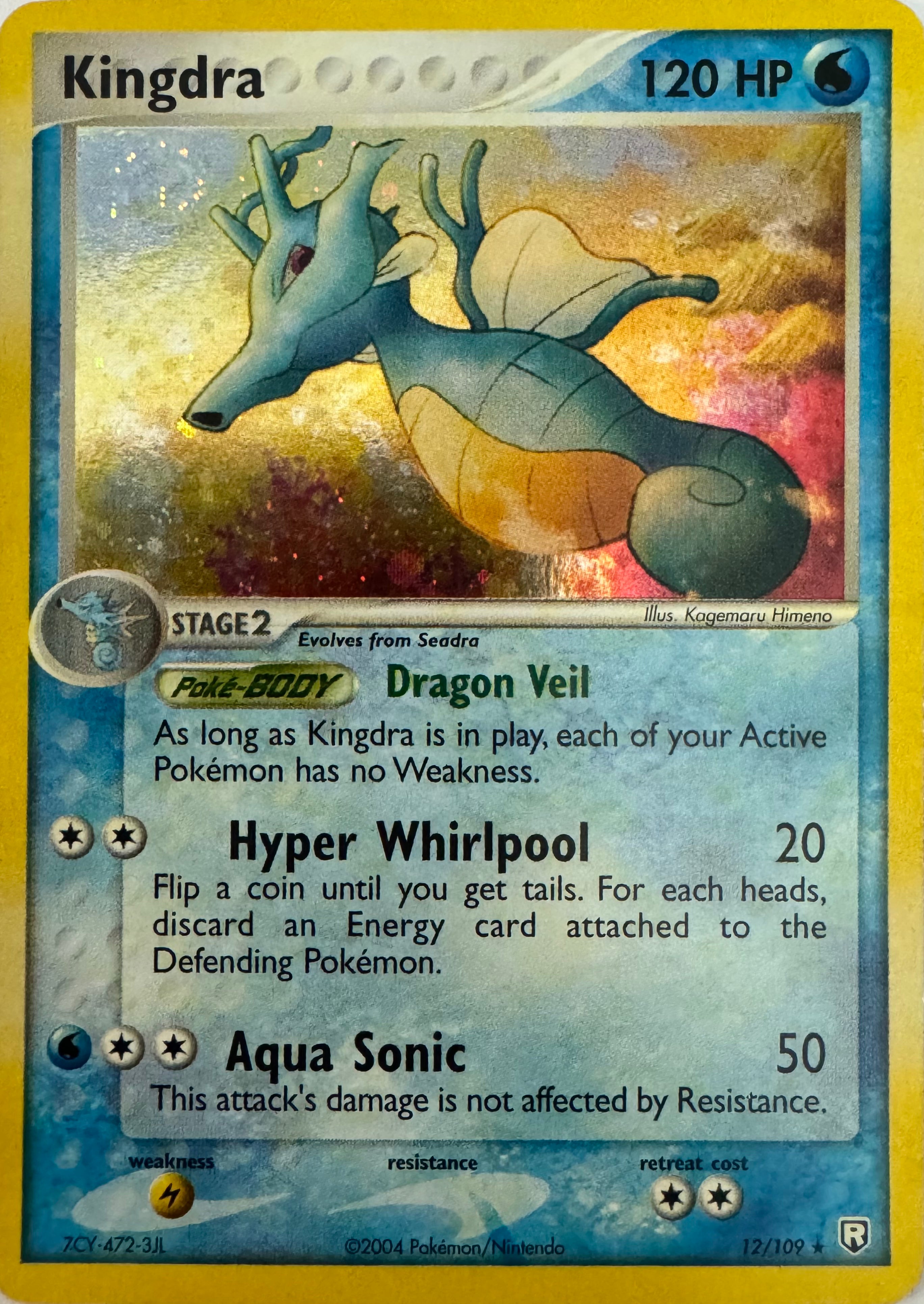 Pokemon Tcg Kingdra 12/109 Holo
