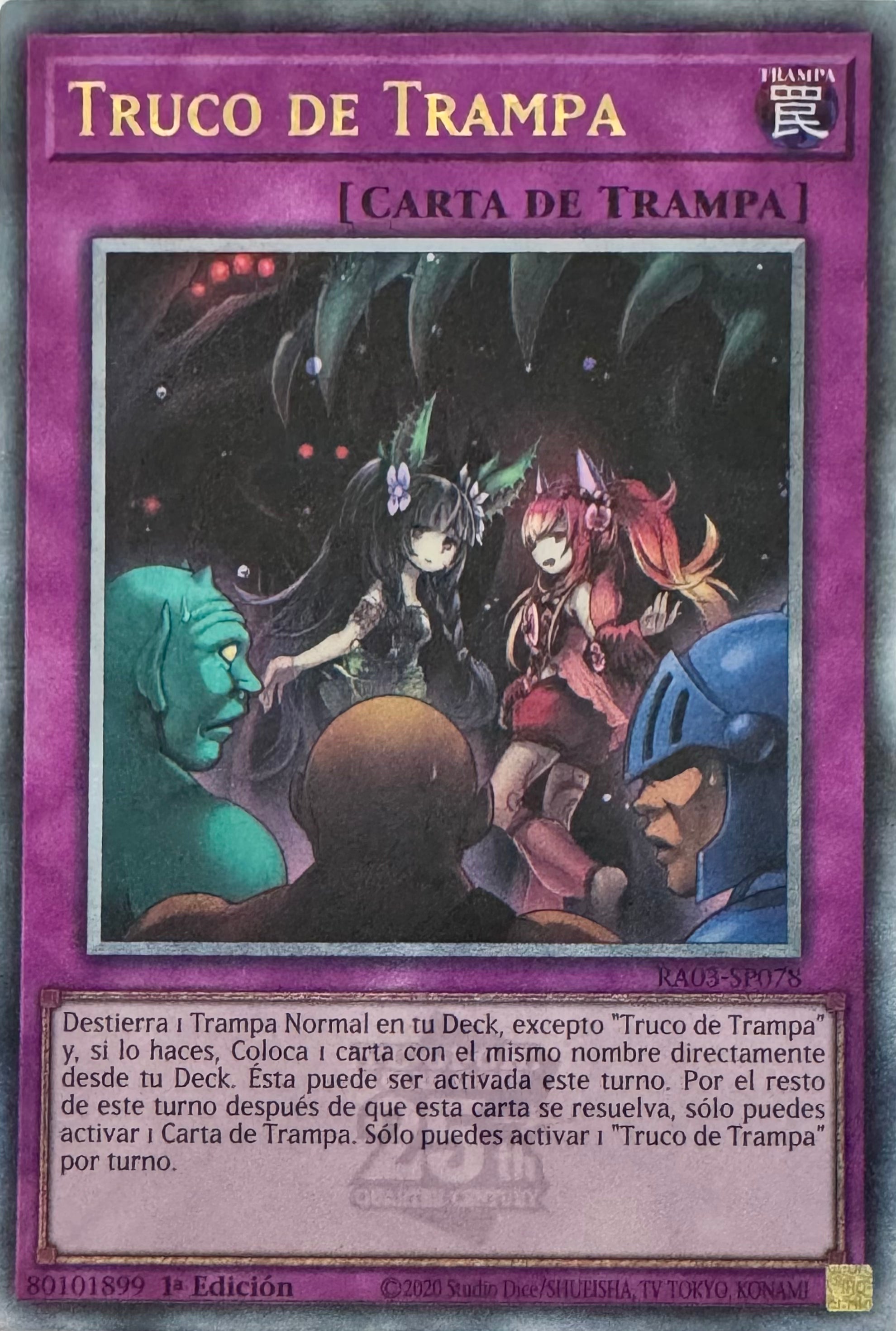 Yugioh! Truco De Trampa Ra03-sp078 1a Edición Quarter