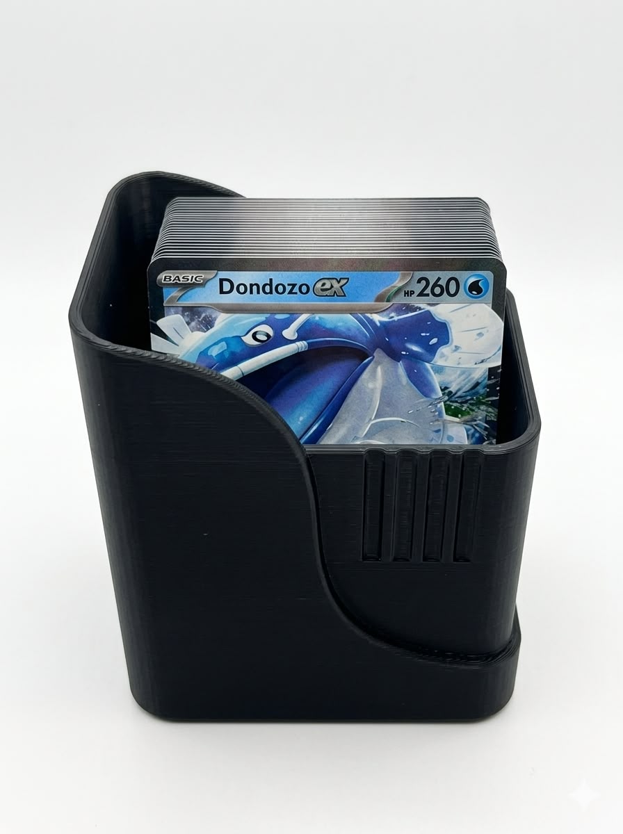 Porta Deck Tipo Agua Pokemon + 61 Cartas Al Azar