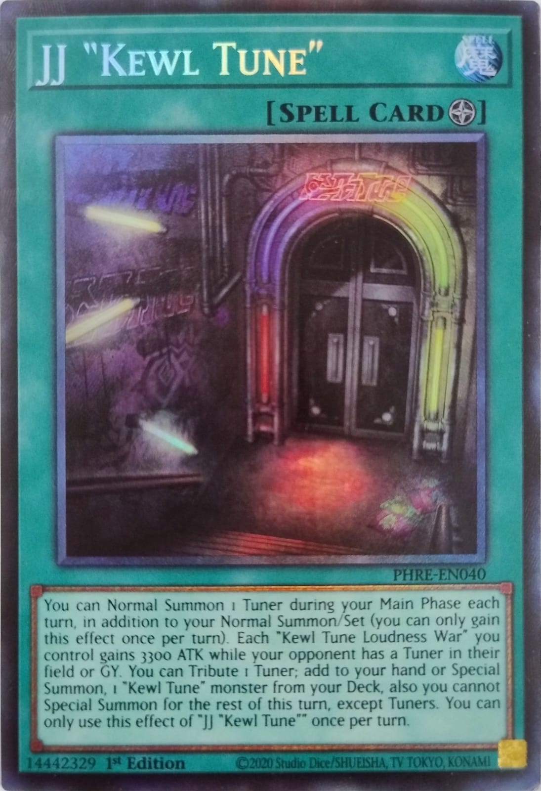 Yugioh! JJ “Kewl Tune” PHRE-EN040 Collector