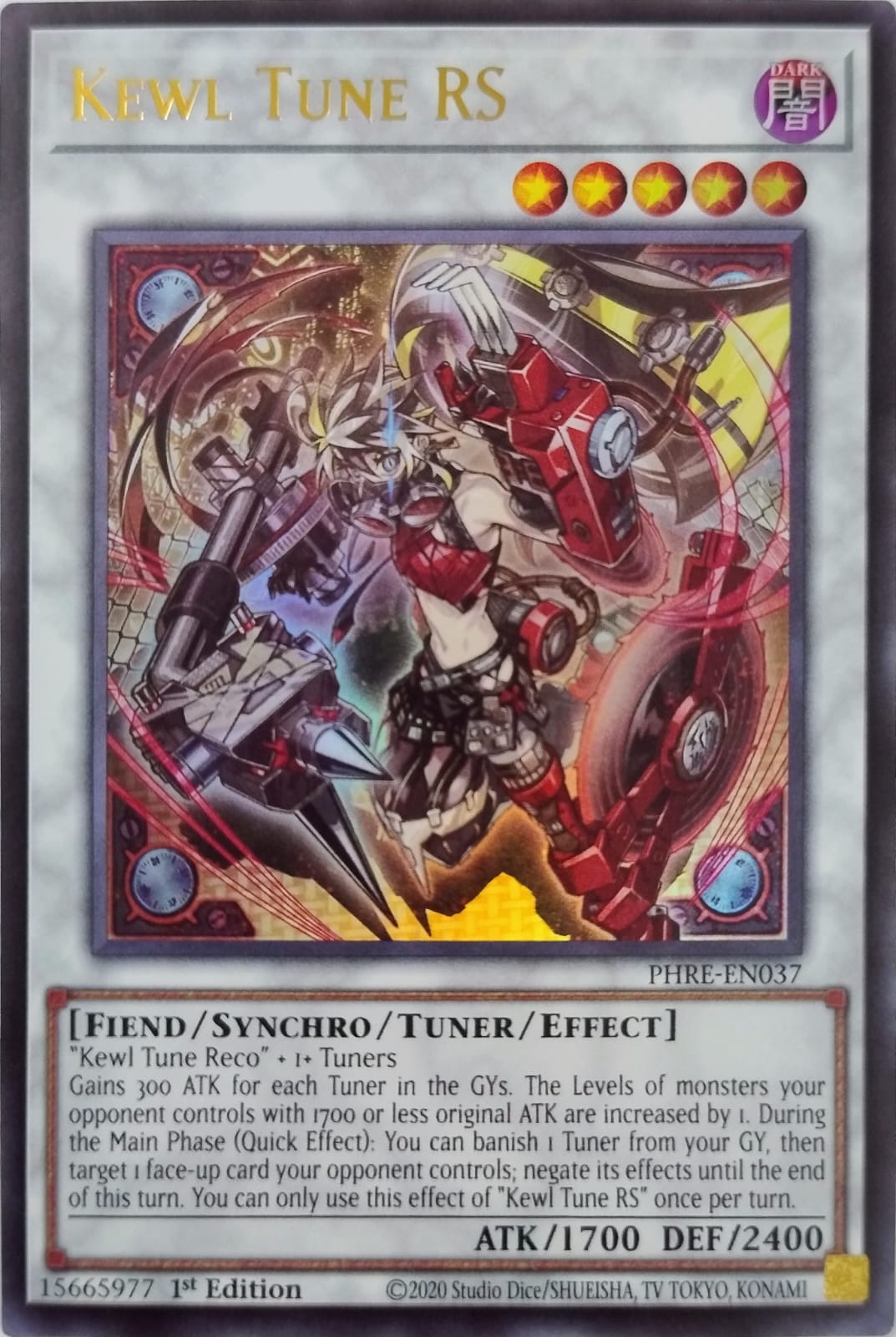 Yugioh! Kewl Tune RS PHRE-EN037 ultra Rare
