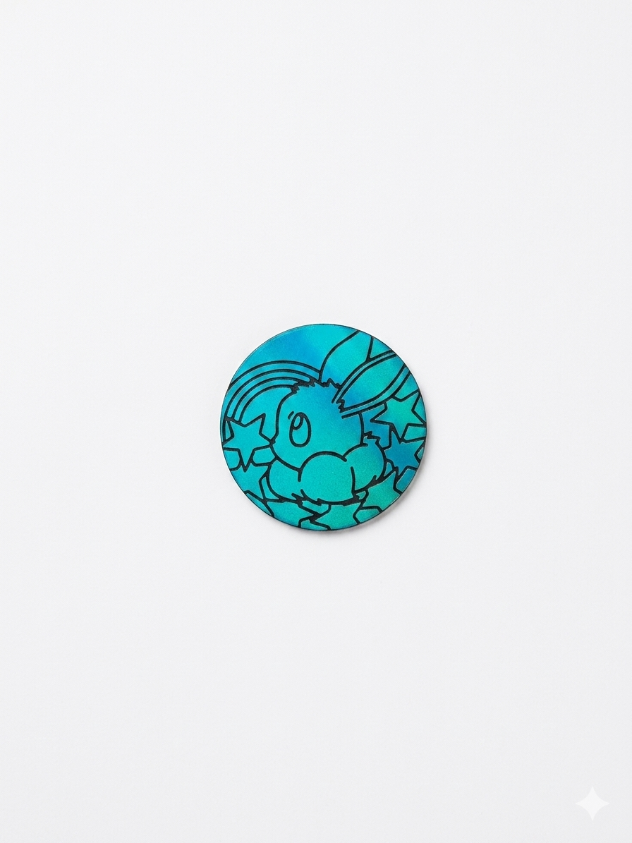 Moneda De Pokemon : Eevee Turquesa