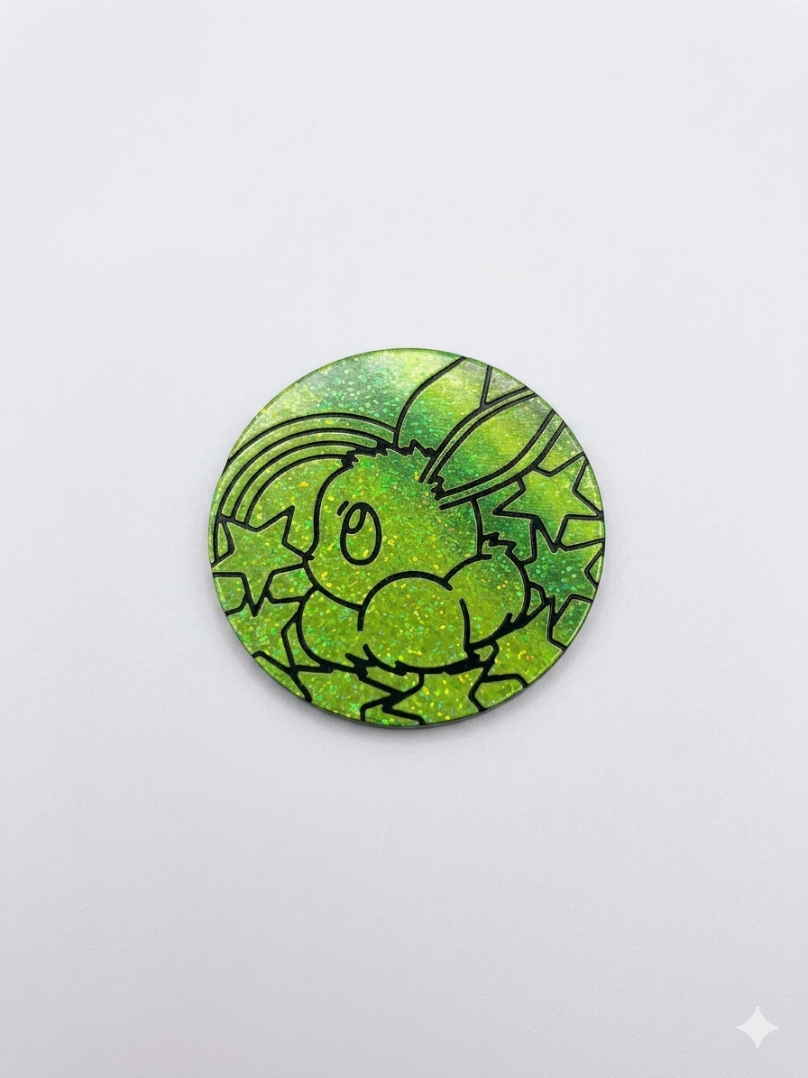 Moneda De Pokemon : Eevee Verde