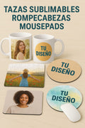 Personalizado específico de taza, rompecabezas y mousepad