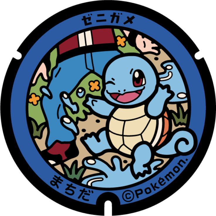 Mousepad Circular Squirtle Tipo Tazo