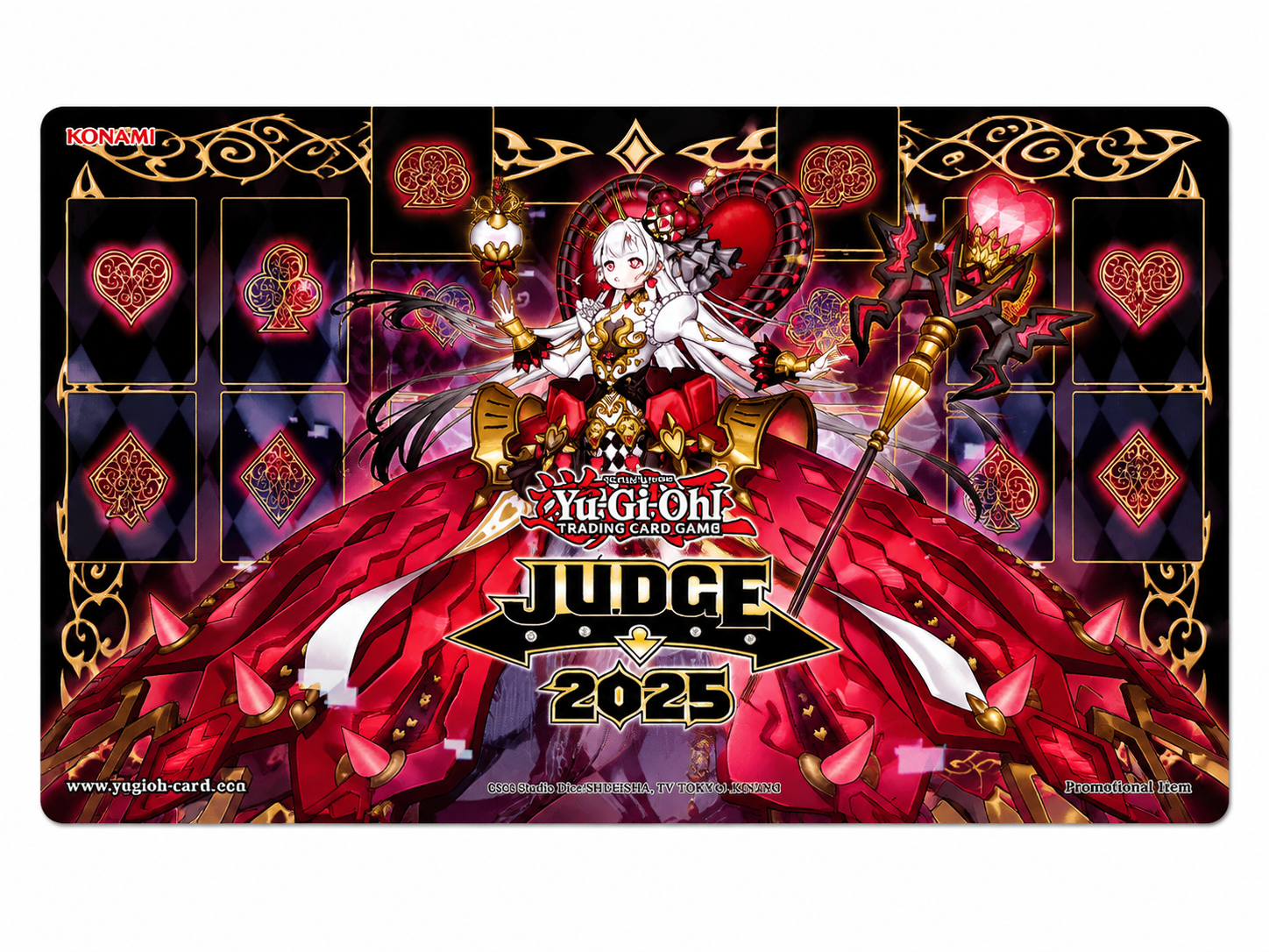 Playmat Yugioh! JUDGE 2025 Maliss  Hearts Crypter