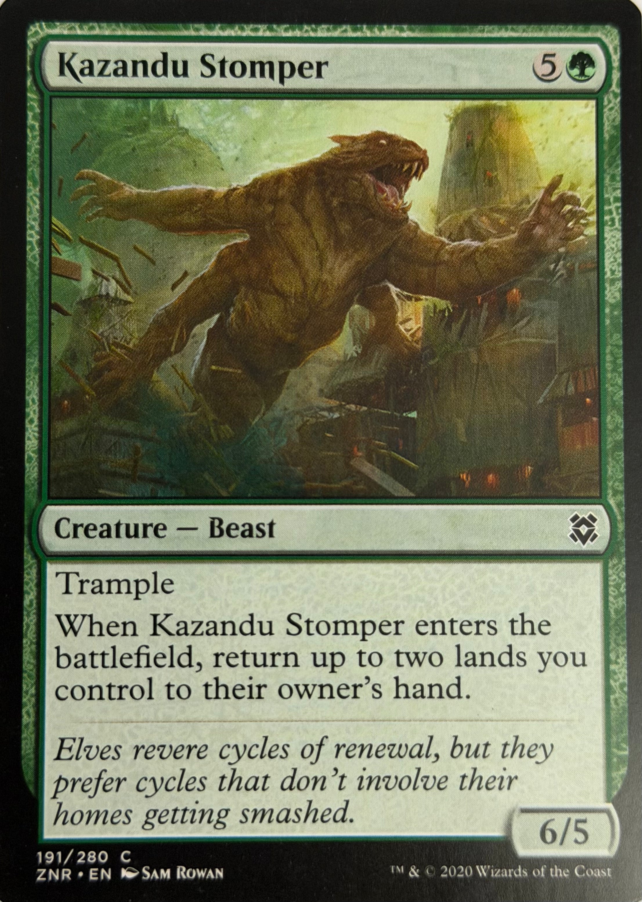 Magic Tcg Kazandu Stomper 191/280