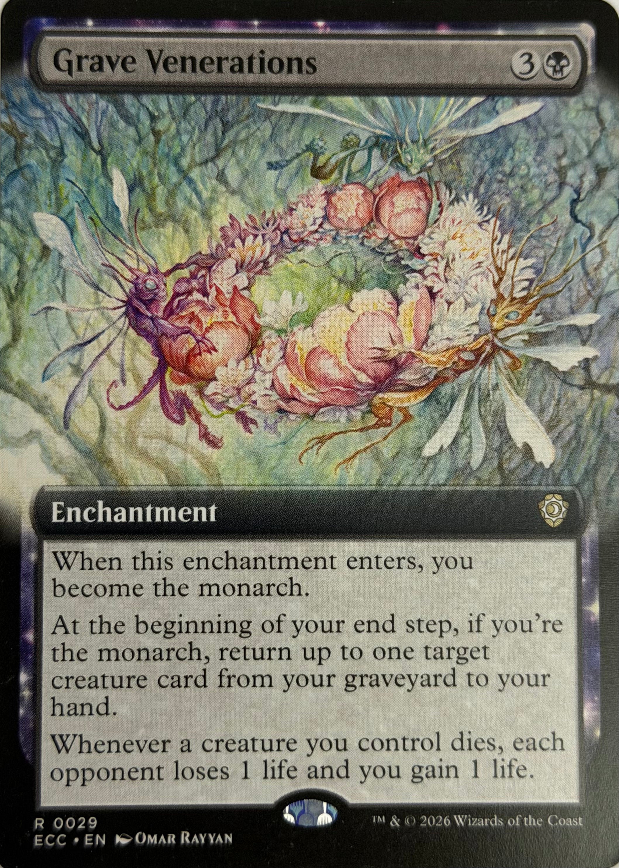 Magic Tcg Grave Venerations 0029 (Extended Art) Rara
