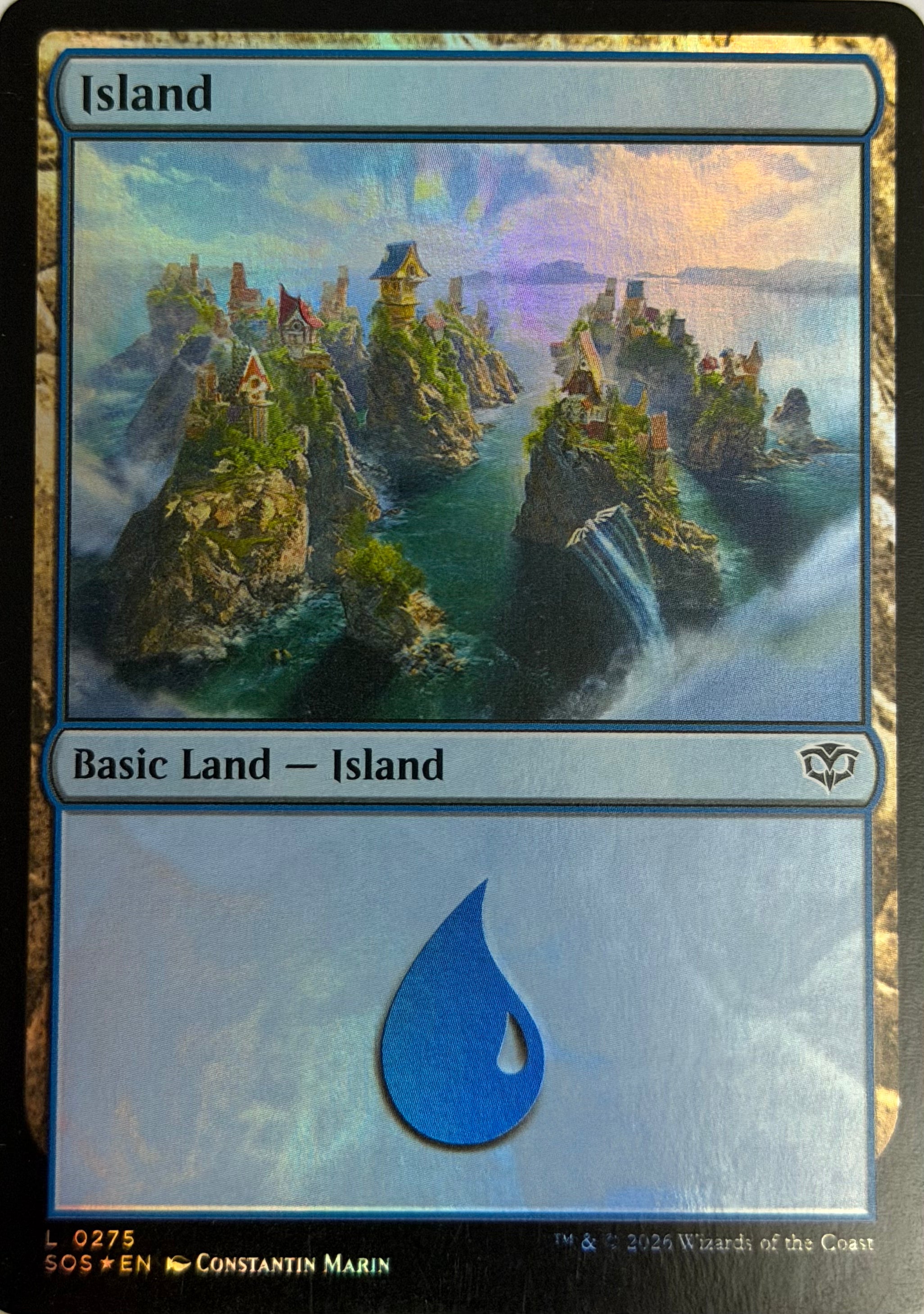 Magic Tcg Island 0275 Foil