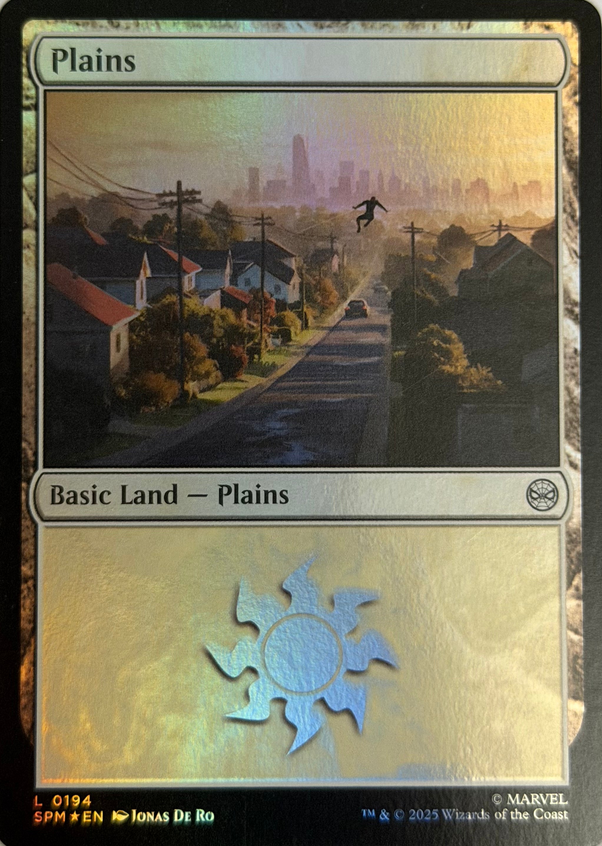 Magic Tcg Plains 0194 Foil