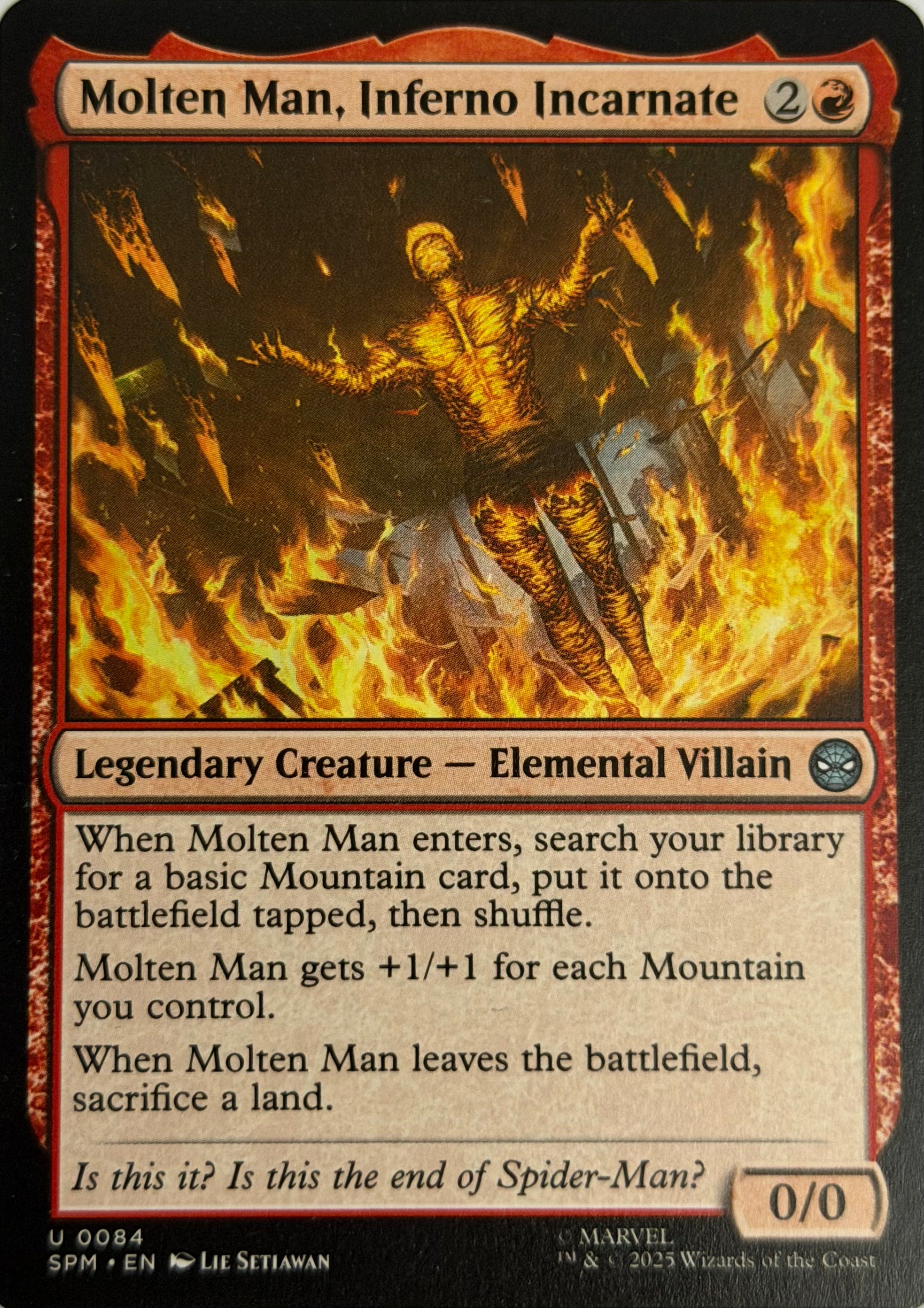 Magic Tcg Molten Man, Inferno Incarnate 0084