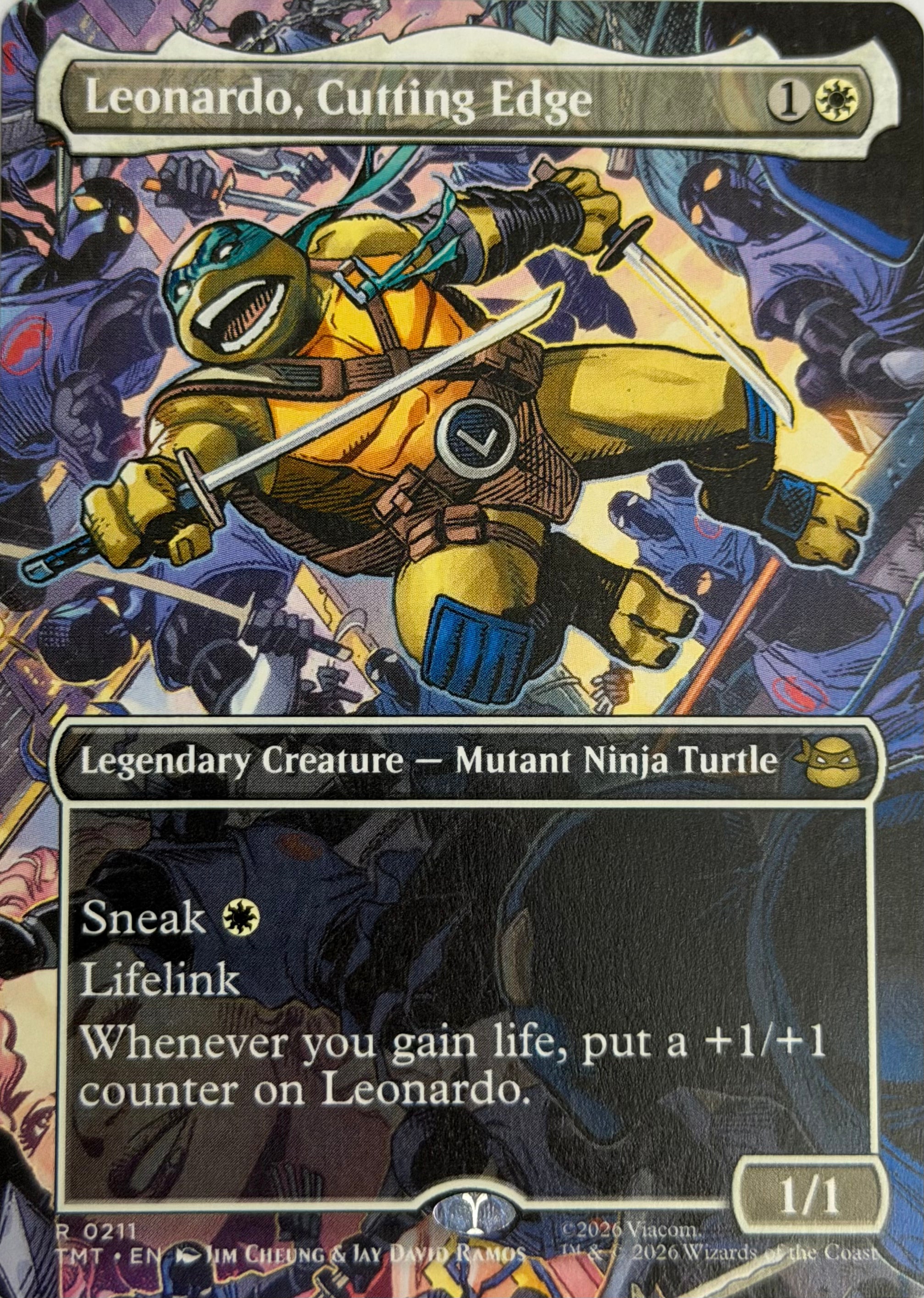 Magic Tcg Leonardo, Cutting Edge 0211 (Borderless) Rara