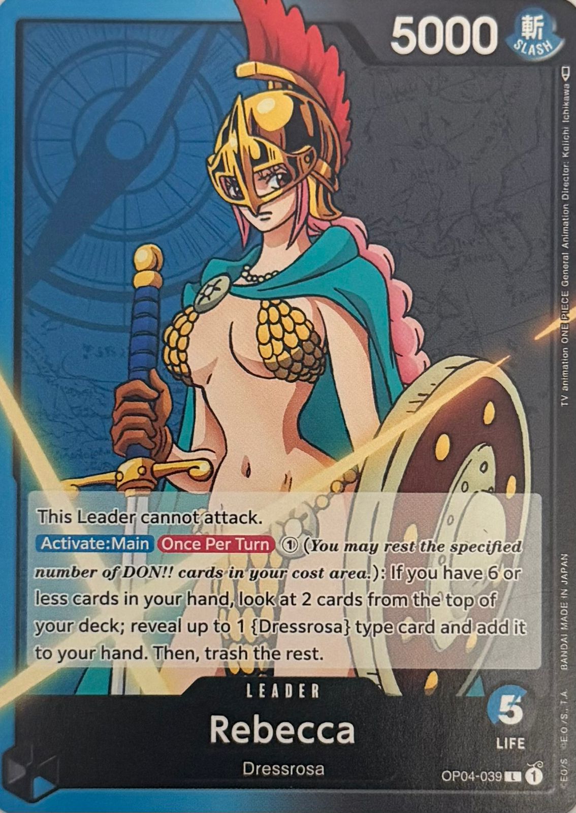 One Piece Tcg Rebecca Op04-039