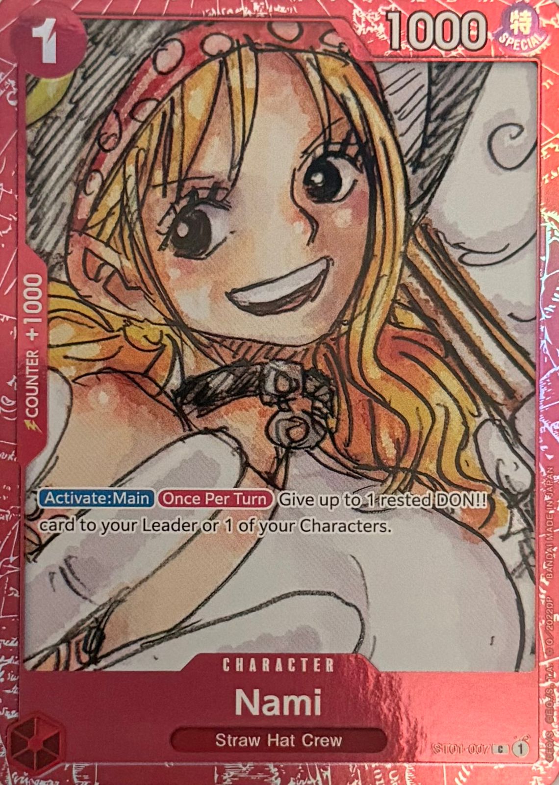 One Piece Tcg Nami St01-007