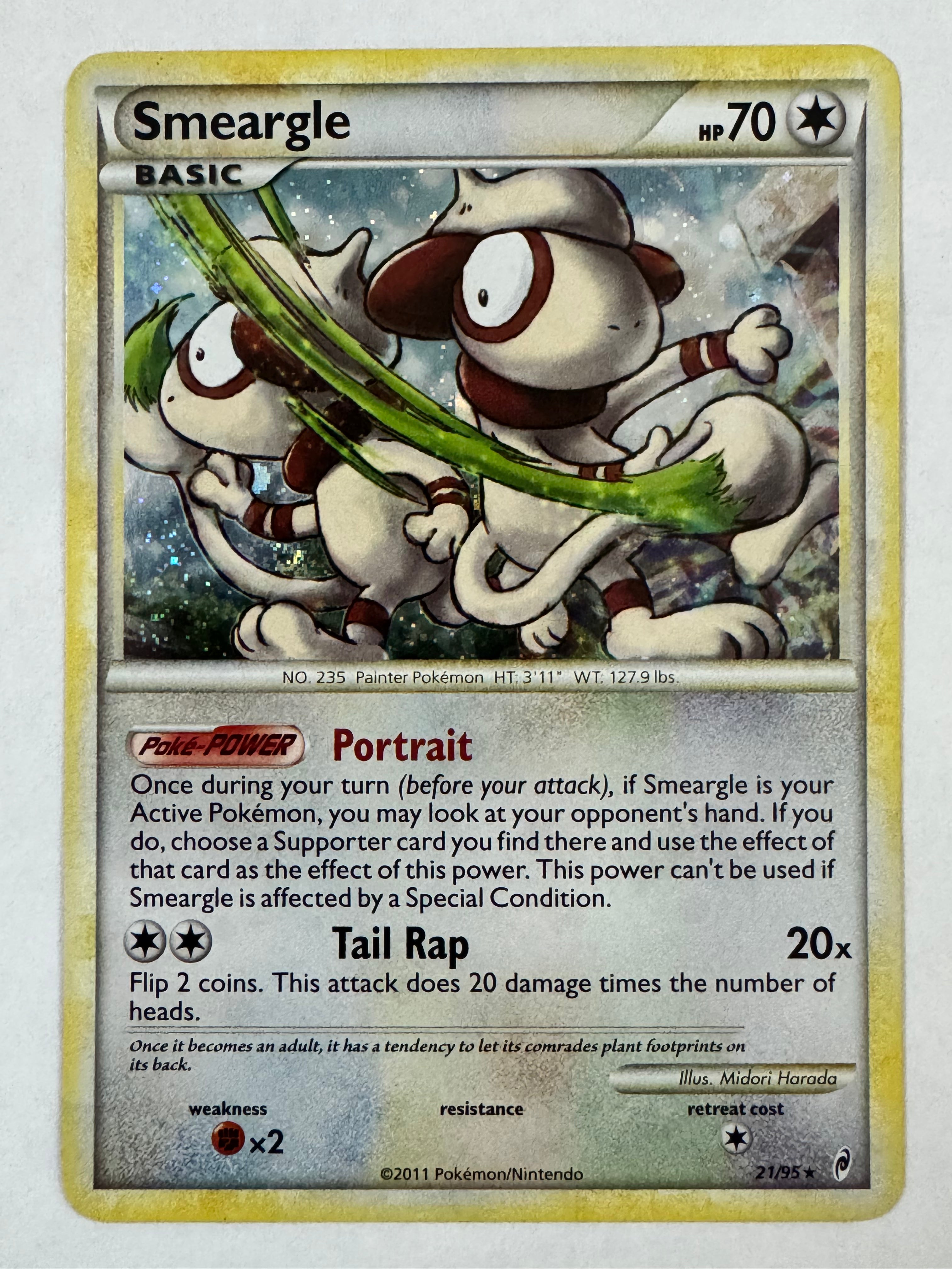 Pokemon Tcg Smeargle 21/95 Holo