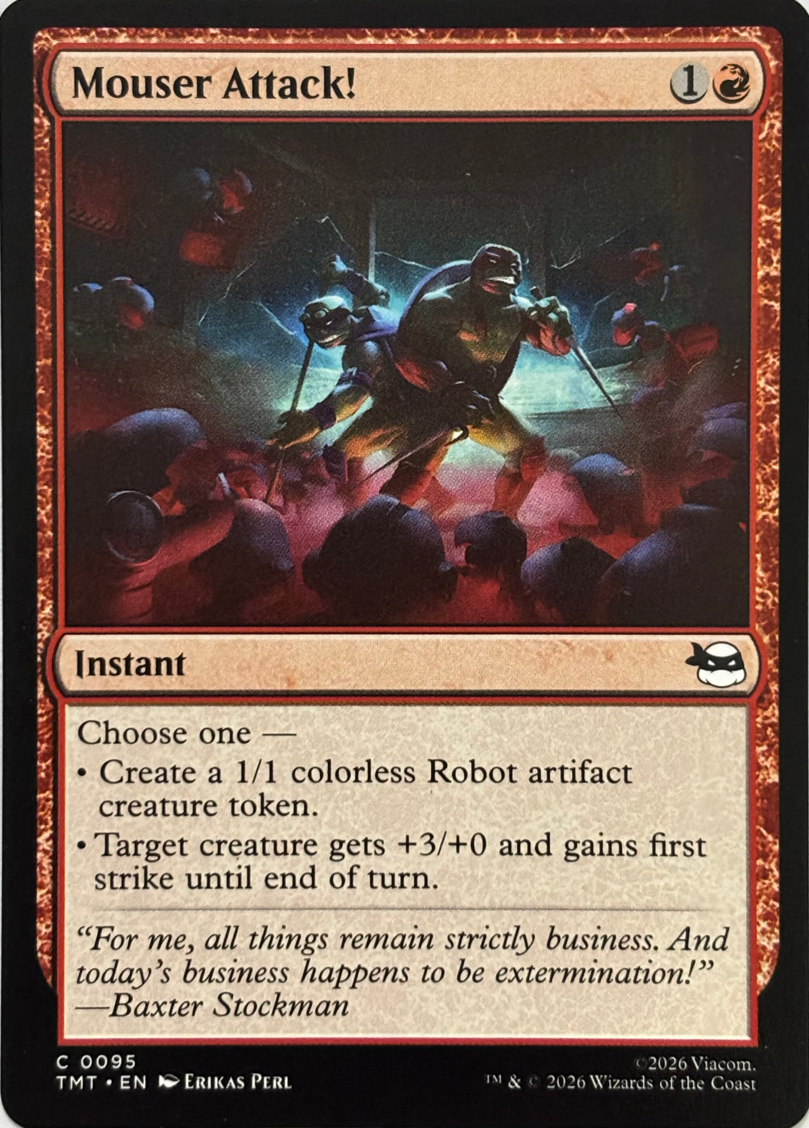 Magic Tcg Mouser Attack! 0095