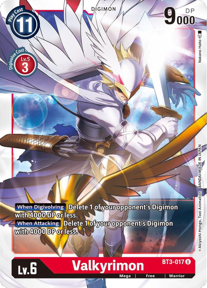 Digimon Tcg Valkyrimom Bt3-017