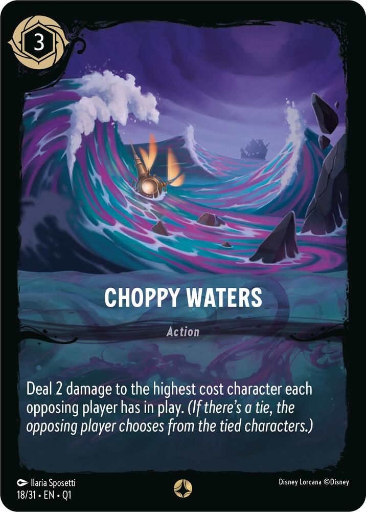 Disney Lorcana Choppy Waters 18/31