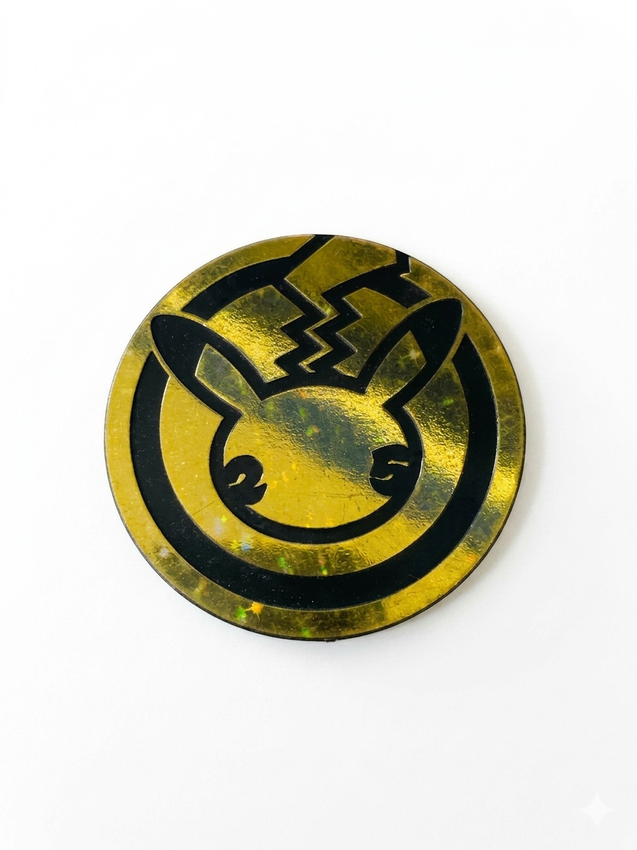 Moneda De Pokemon : Pikachu Dorada