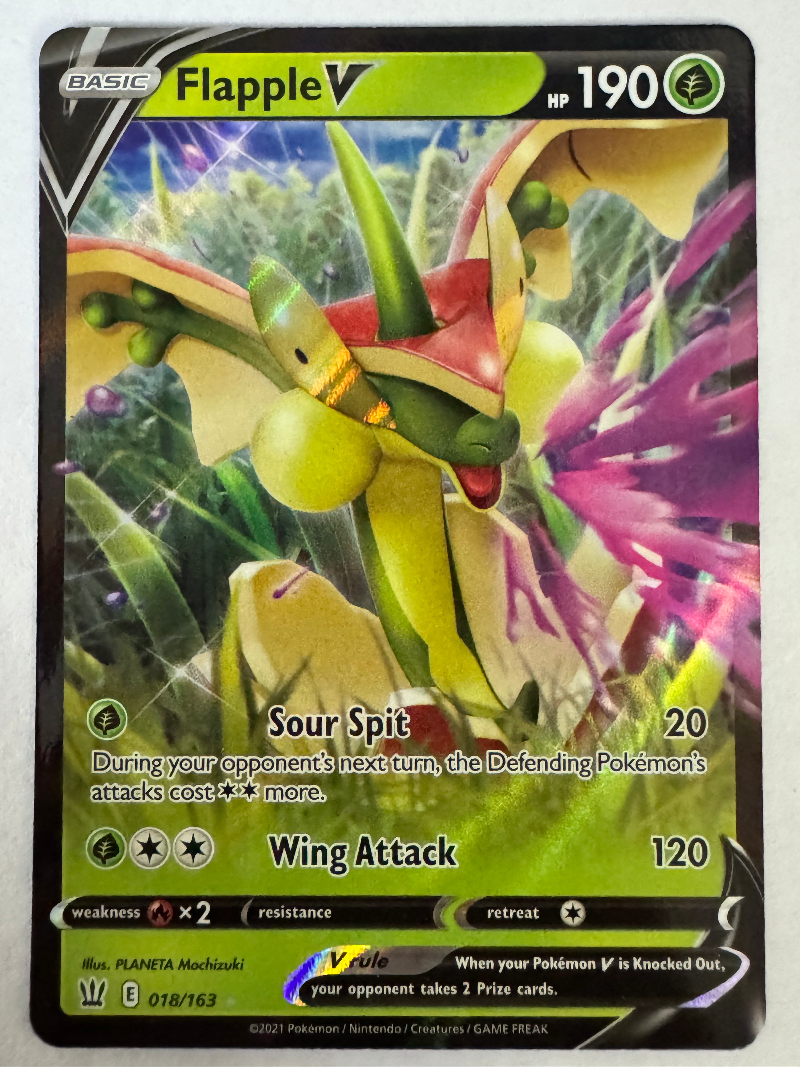 Pokemon Tcg Flapple V 018/163