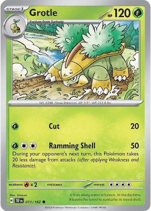 Pokemon Tcg Grotle 011/162