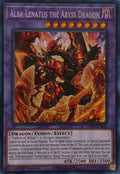 Yugioh! Alba-Lenatus the Abyss Dragon DIFO-EN035 1st Edition Secret
