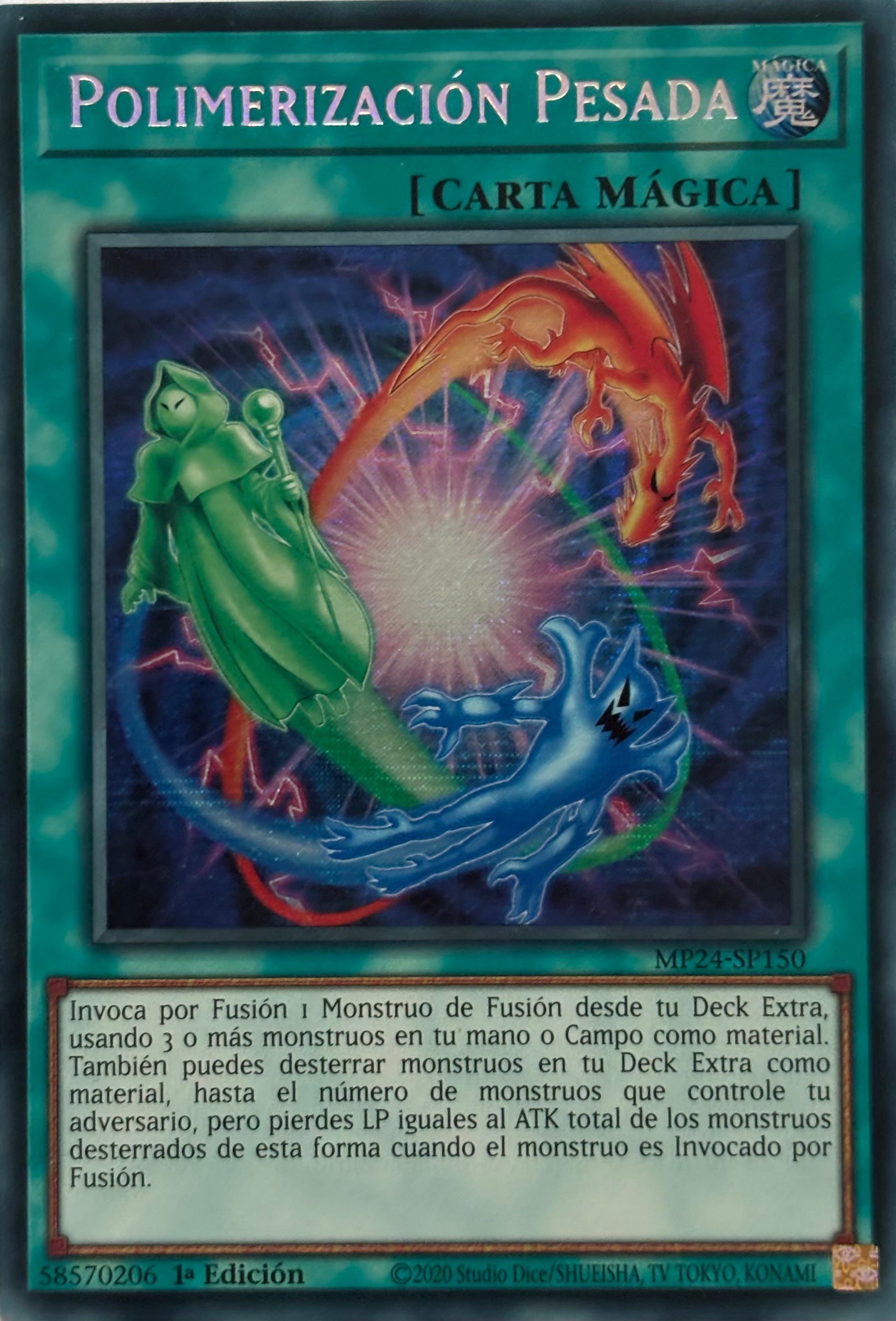 Yugioh! Polimerización Pesada MP24-SP150 1ra Edición Prismatic