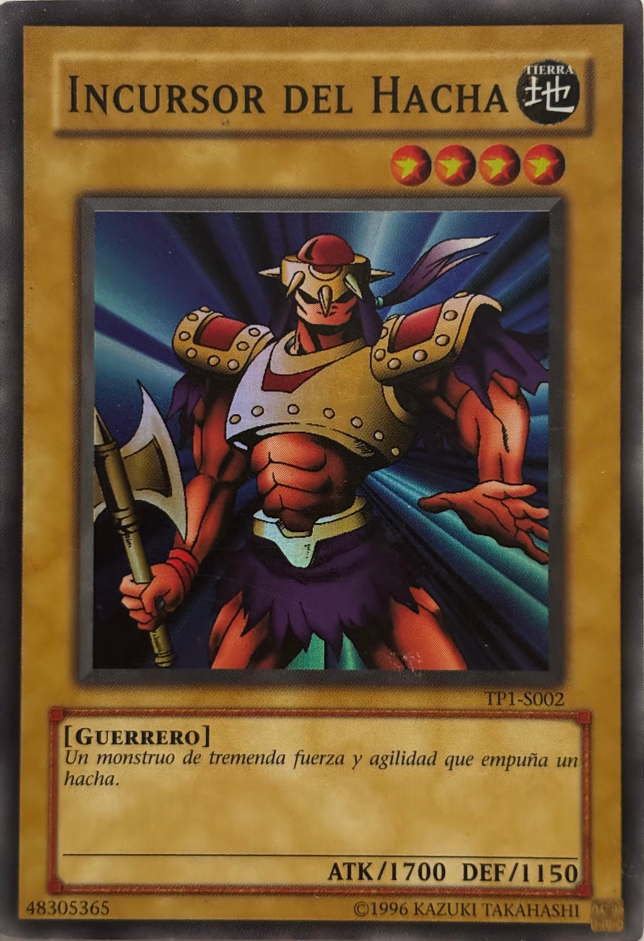 Yugioh! Incursor del Hacha TP1-S002 Super