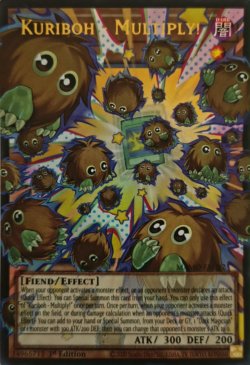 Yugioh! Kuriboh - Multiply! Mamo-en002 1st Edition Ultra Rare(Extended Art)